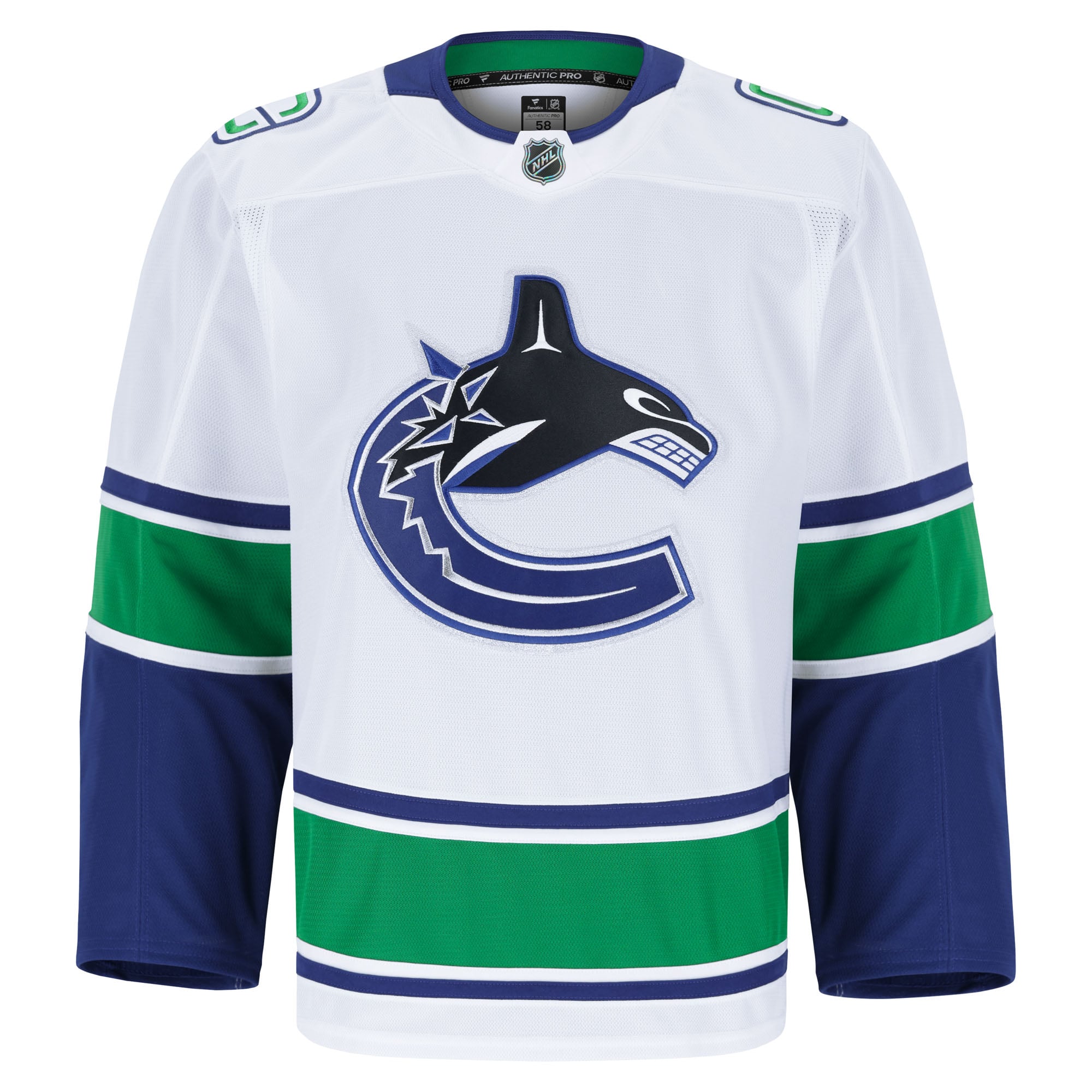 Vancouver Canucks Away Pro Jersey - White - Image 3