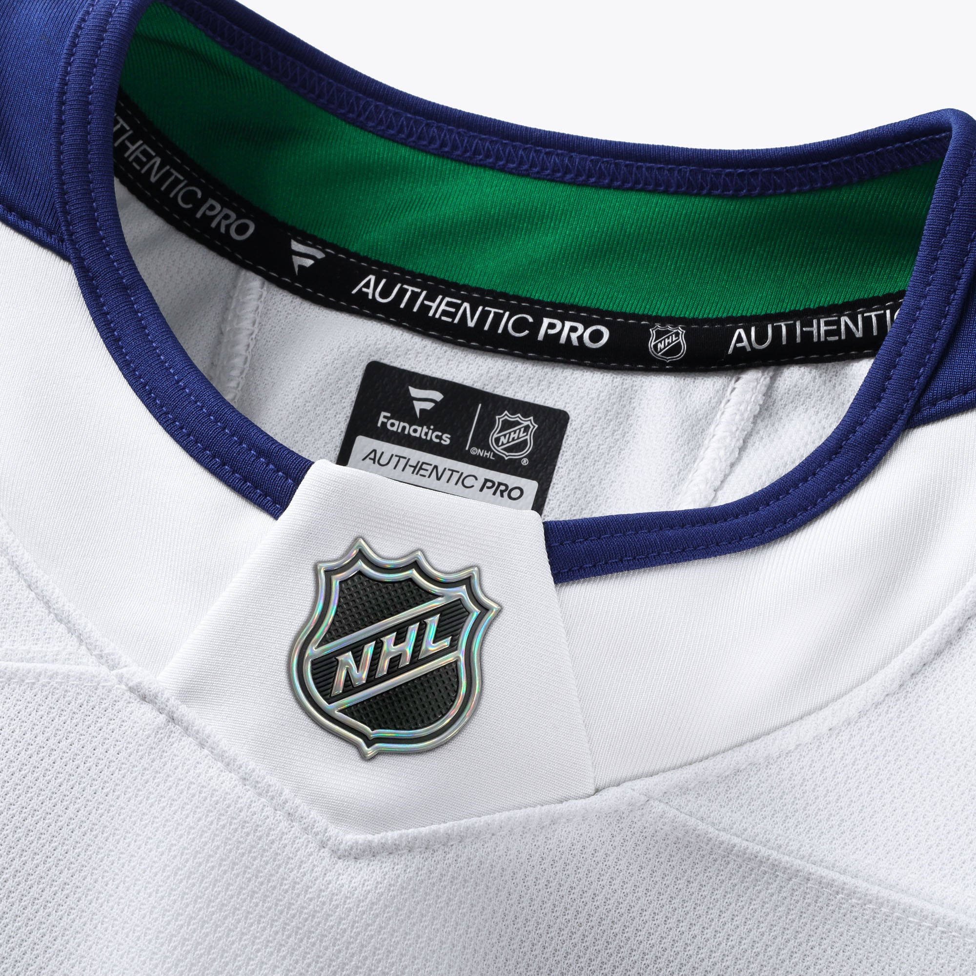 Vancouver Canucks Away Pro Jersey - White - Image 5