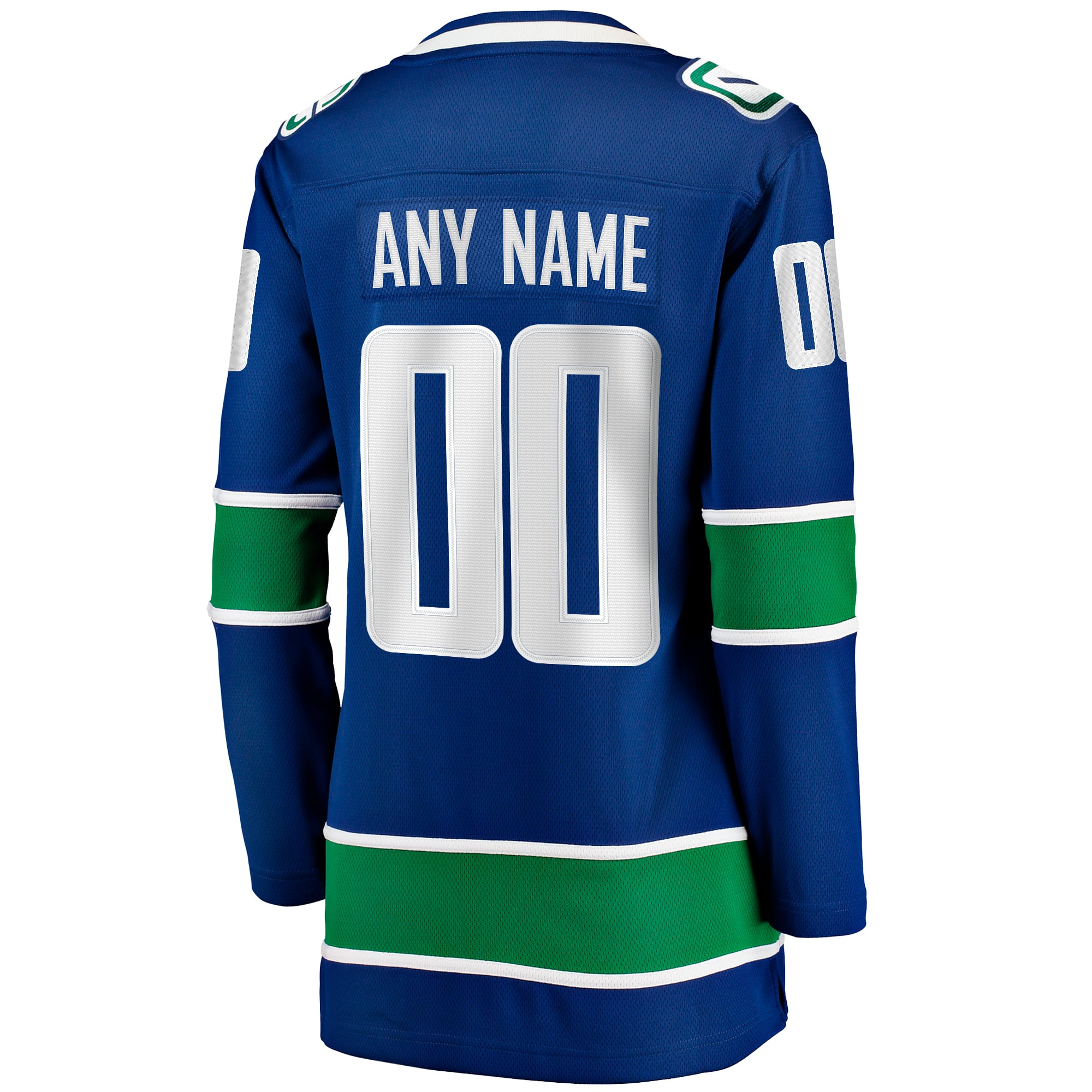 Vancouver Canucks Women's Breakaway Custom Jersey - Blue - Image 4