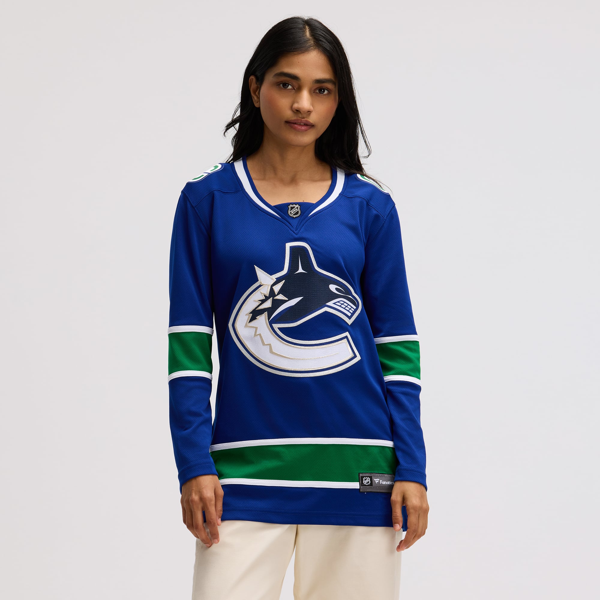 Vancouver Canucks Women's Premier Breakaway Jersey - Blue - Image 5