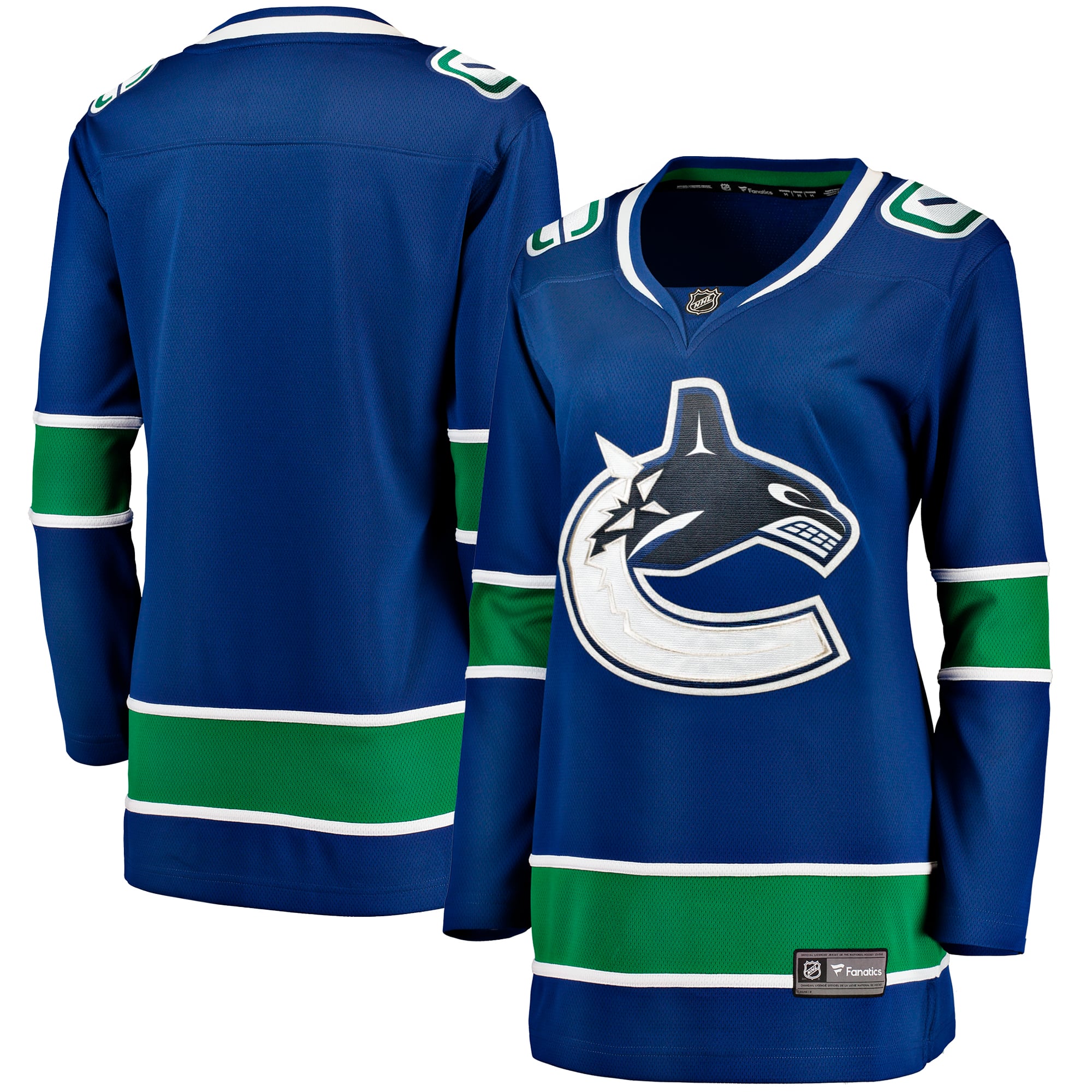 Vancouver Canucks Women's Premier Breakaway Jersey - Blue - Image 2