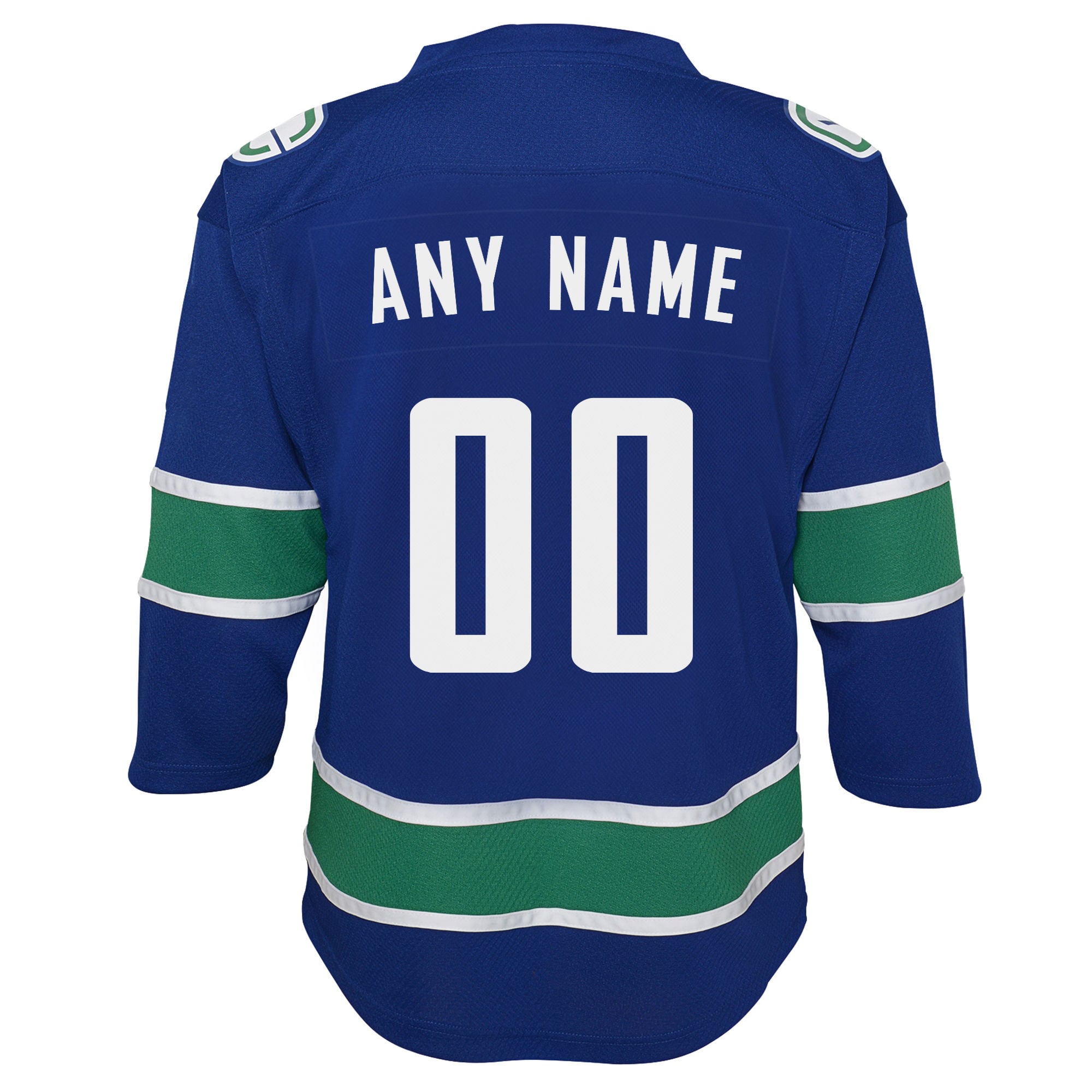 Vancouver Canucks Youth Custom Jersey - Blue - Image 4