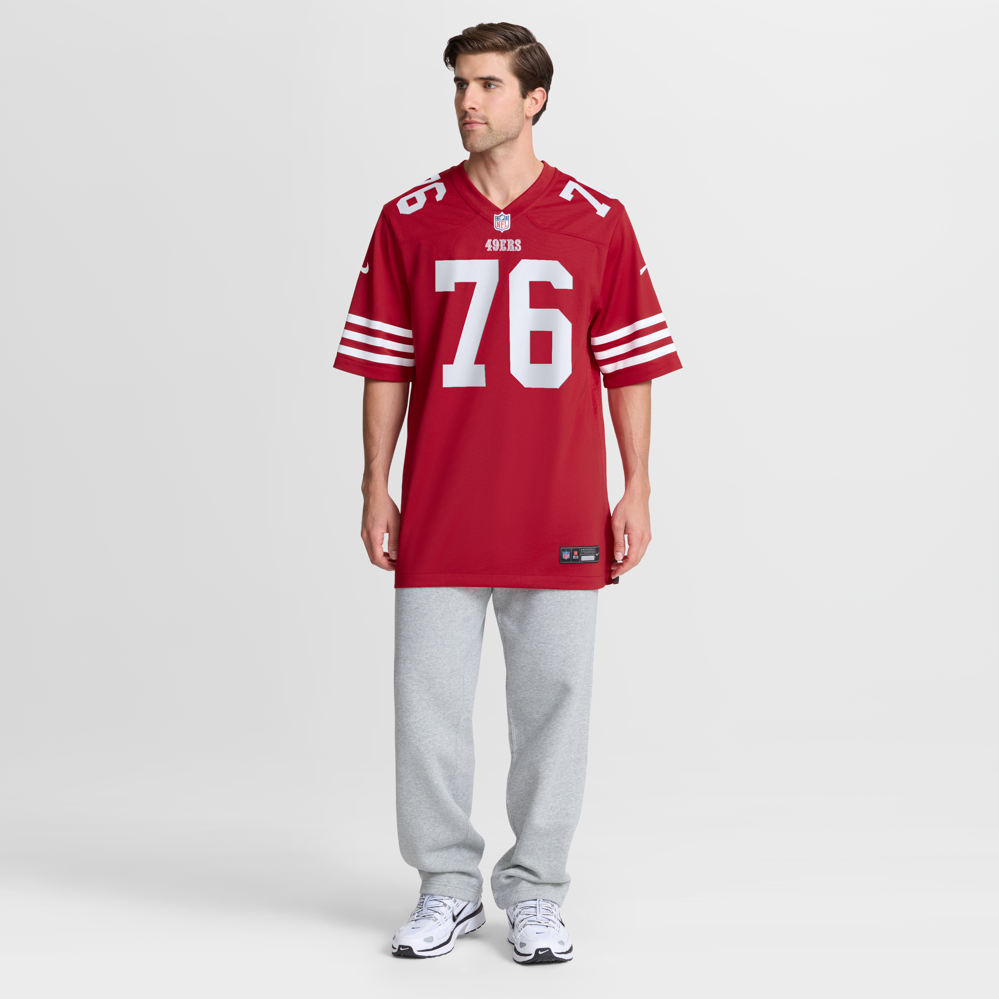 Vederian Lowe San Francisco 49ers Team Game Jersey - Scarlet - Image 5