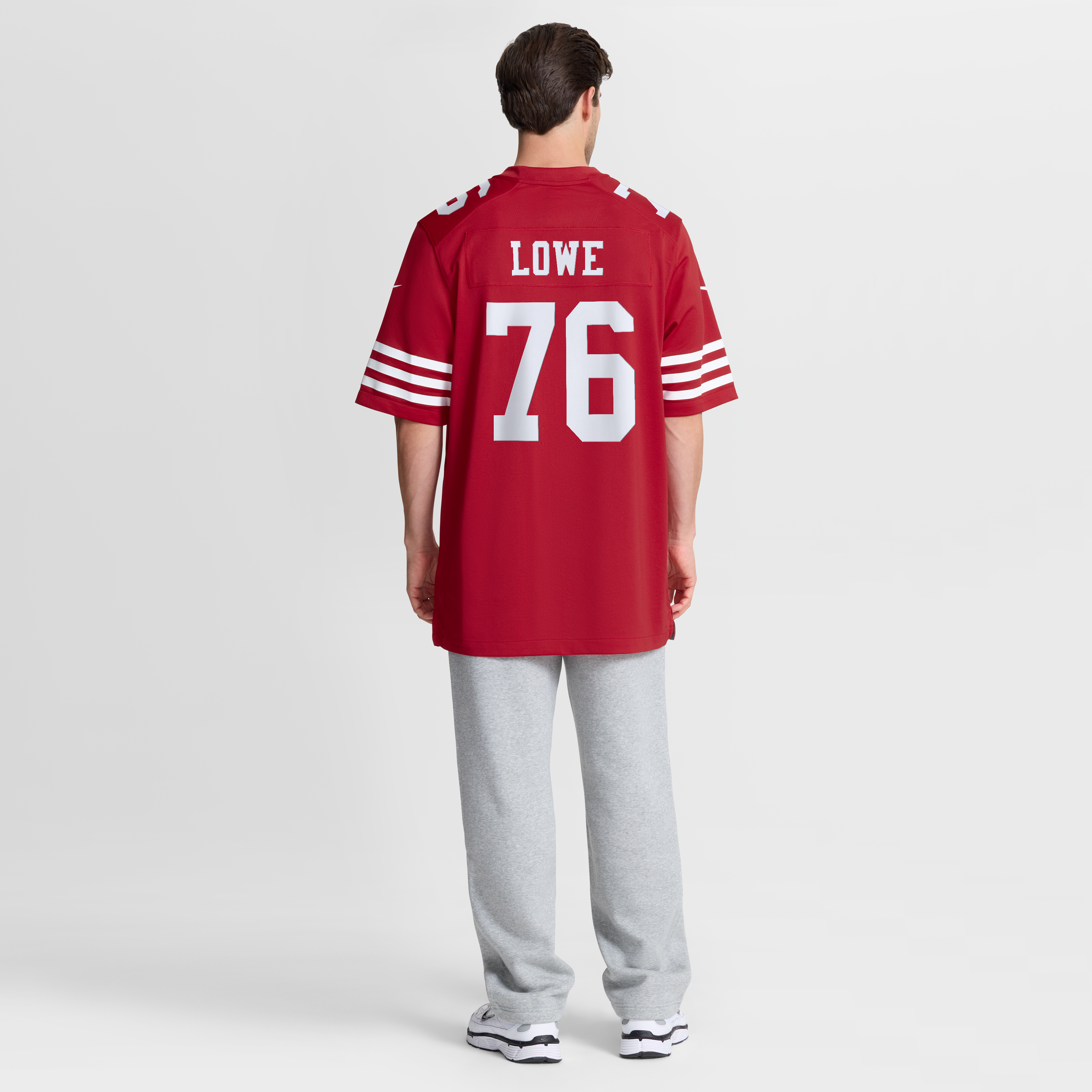Vederian Lowe San Francisco 49ers Team Game Jersey - Scarlet - Image 6