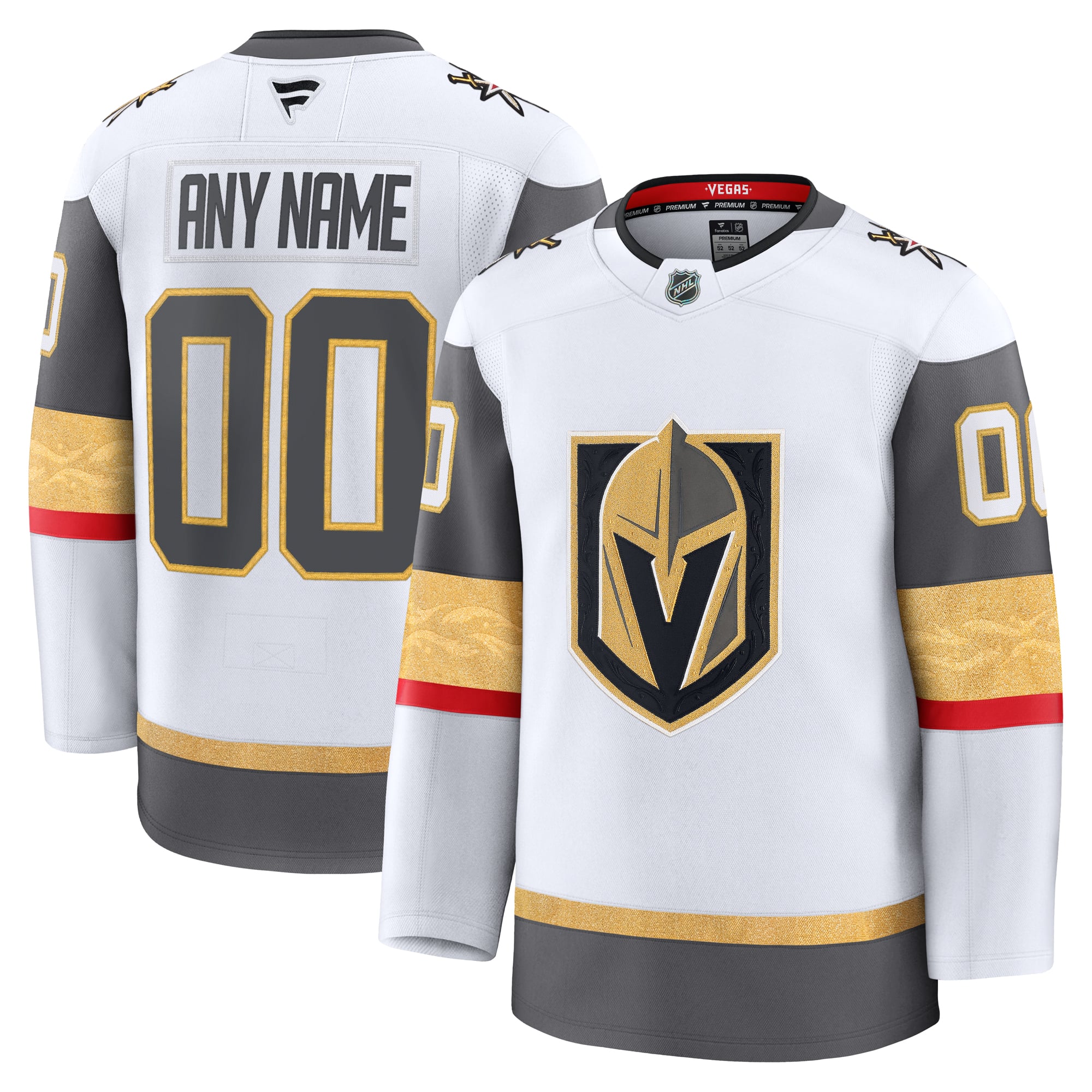 Vegas Golden Knights Alternate Premium Custom Jersey - White
