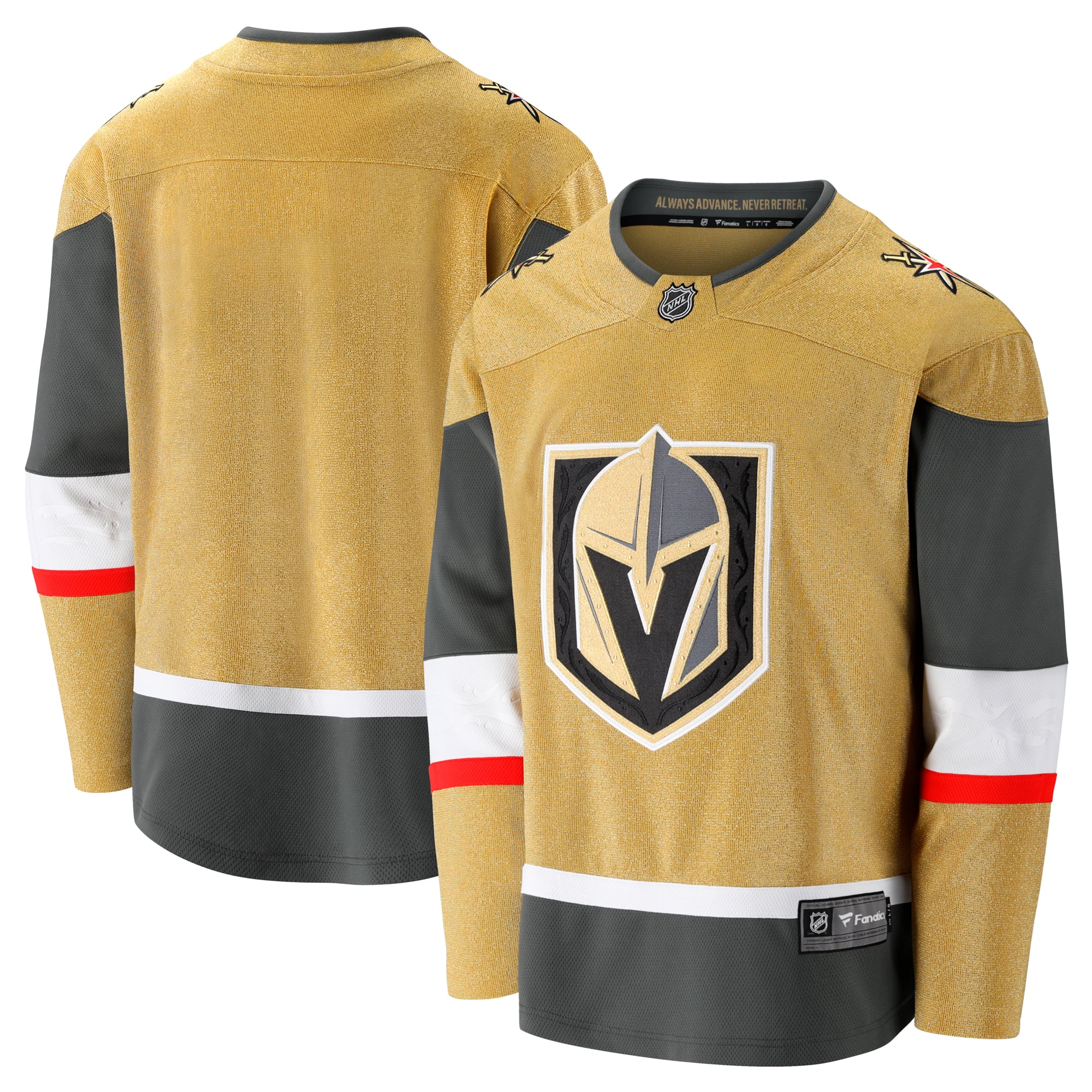 Vegas Golden Knights Breakaway Alternate Jersey - Gold - Image 2