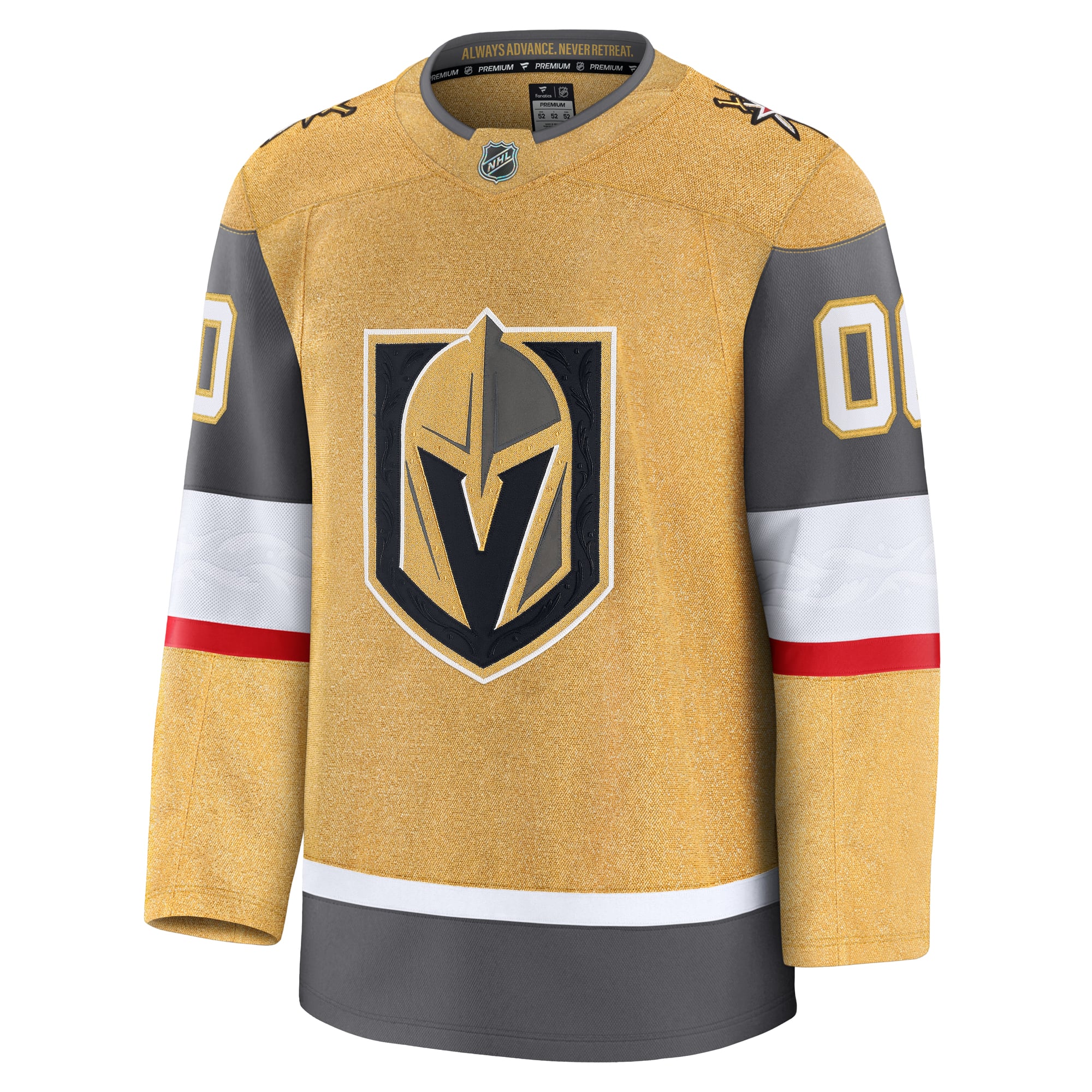 Vegas Golden Knights Home Premium Custom Jersey - Gold - Image 3
