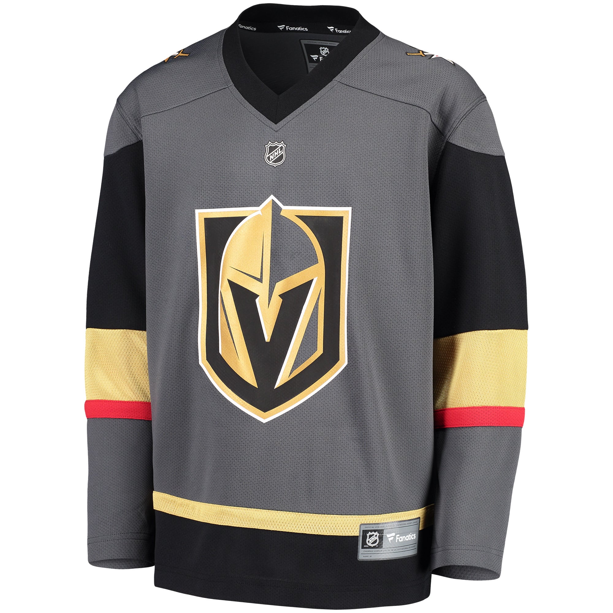 Vegas Golden Knights Youth Alternate Blank Jersey - Black - Image 3