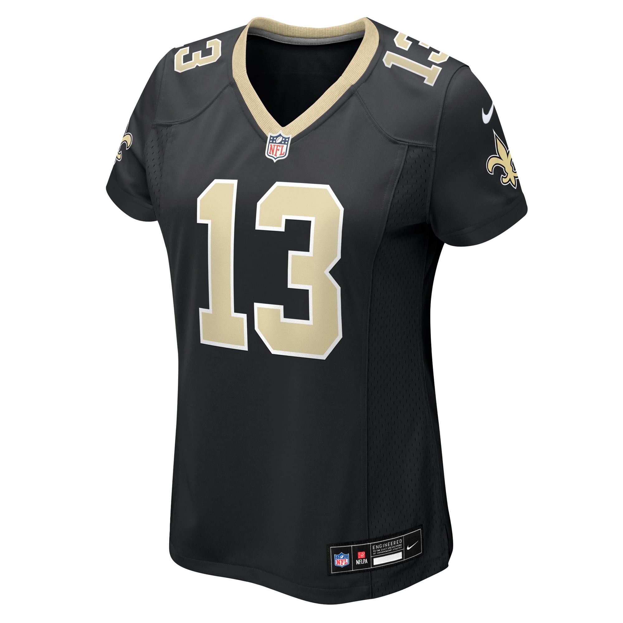Velus Jones Jr. New Orleans Saints Women's Team Game Jersey - Black - Image 3