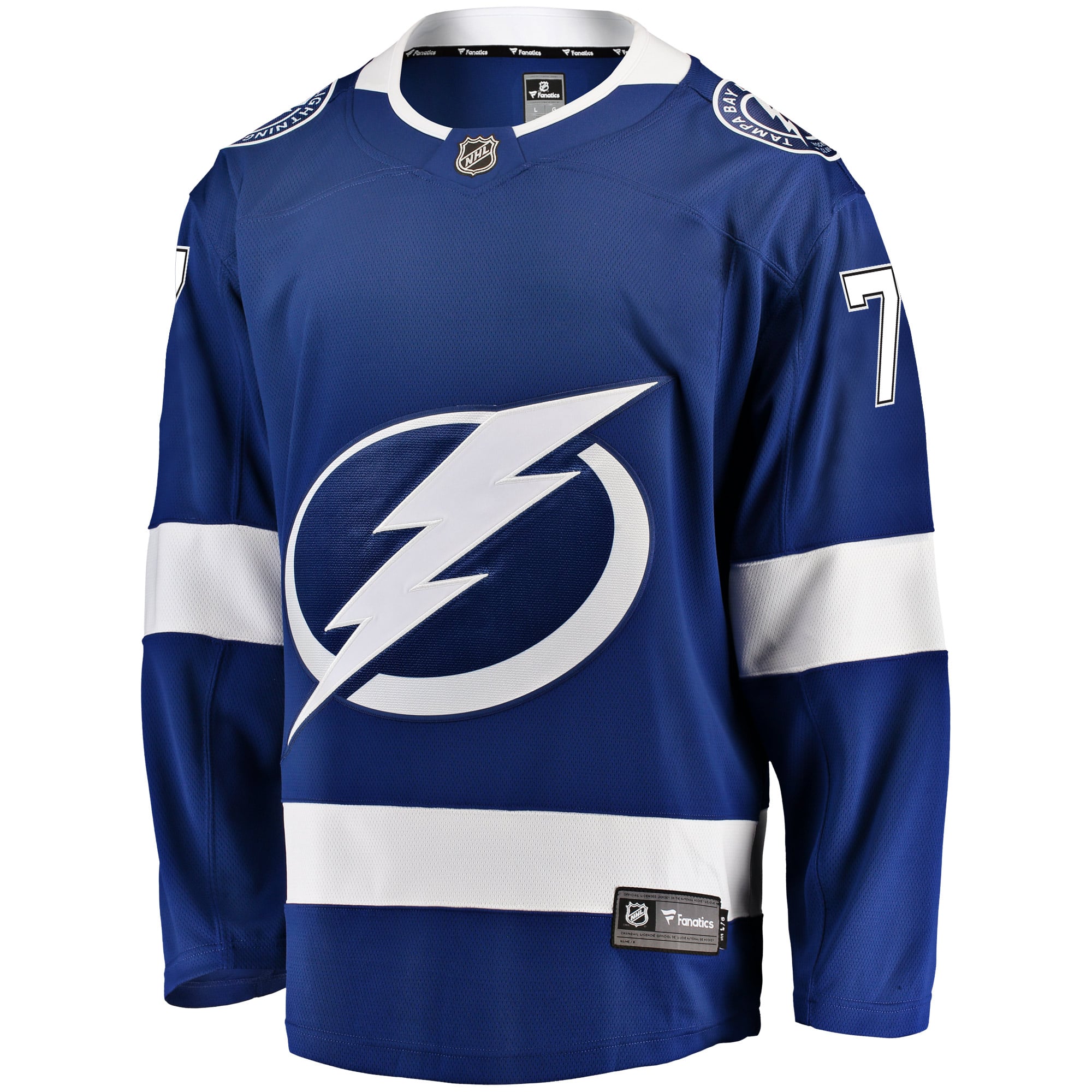 Victor Hedman Tampa Bay Lightning Home Breakaway Player Jersey - Blue - Image 3