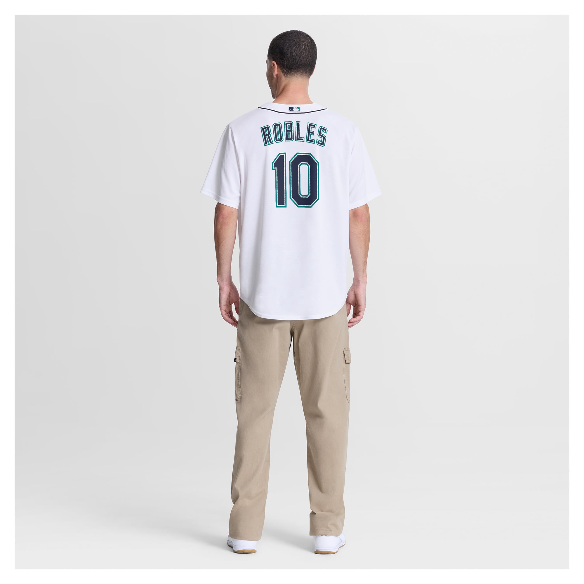 Victor Robles Seattle Mariners Home Jersey - White - Image 6