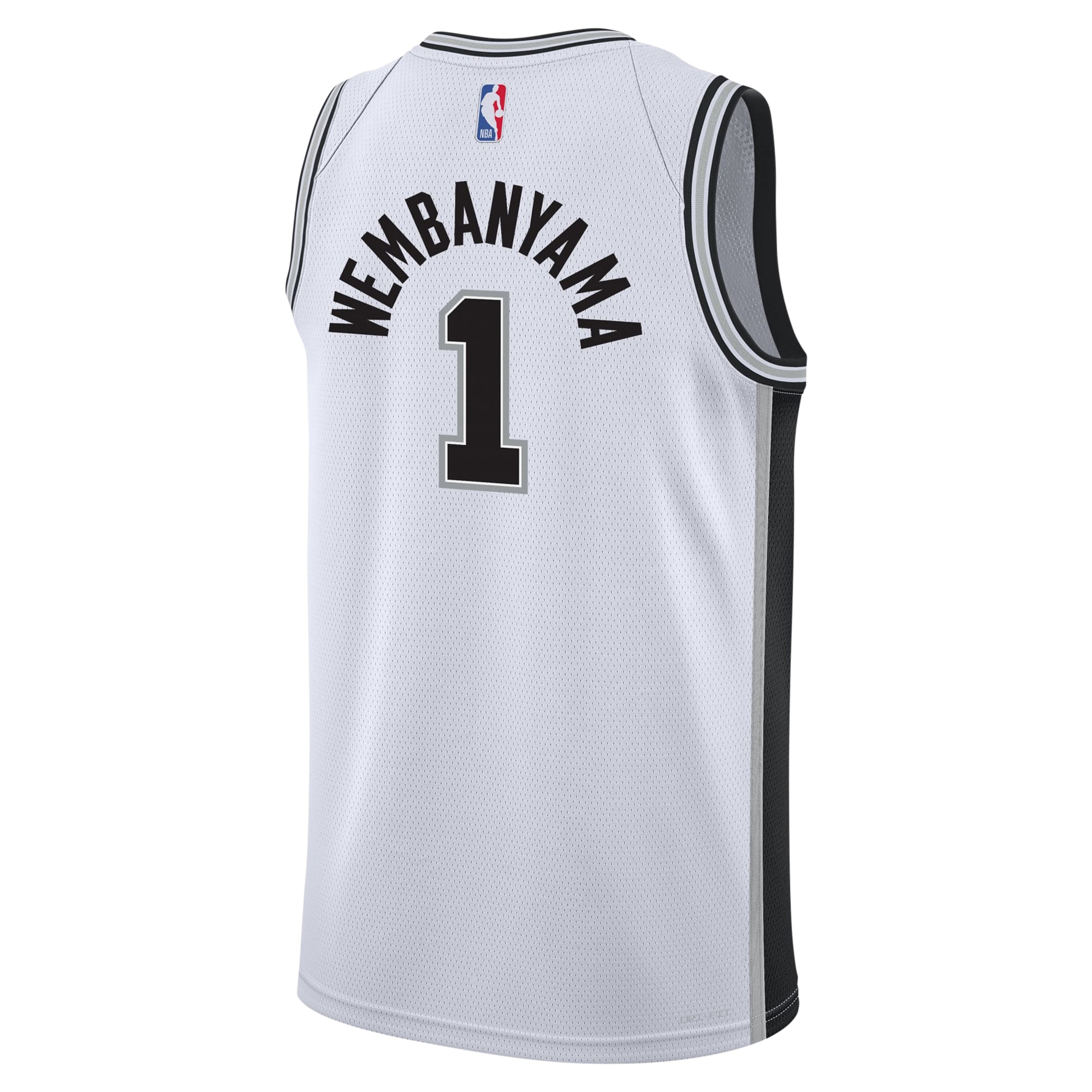 Victor Wembanyama San Antonio Spurs Youth Swingman Jersey - Association Edition - White - Image 4