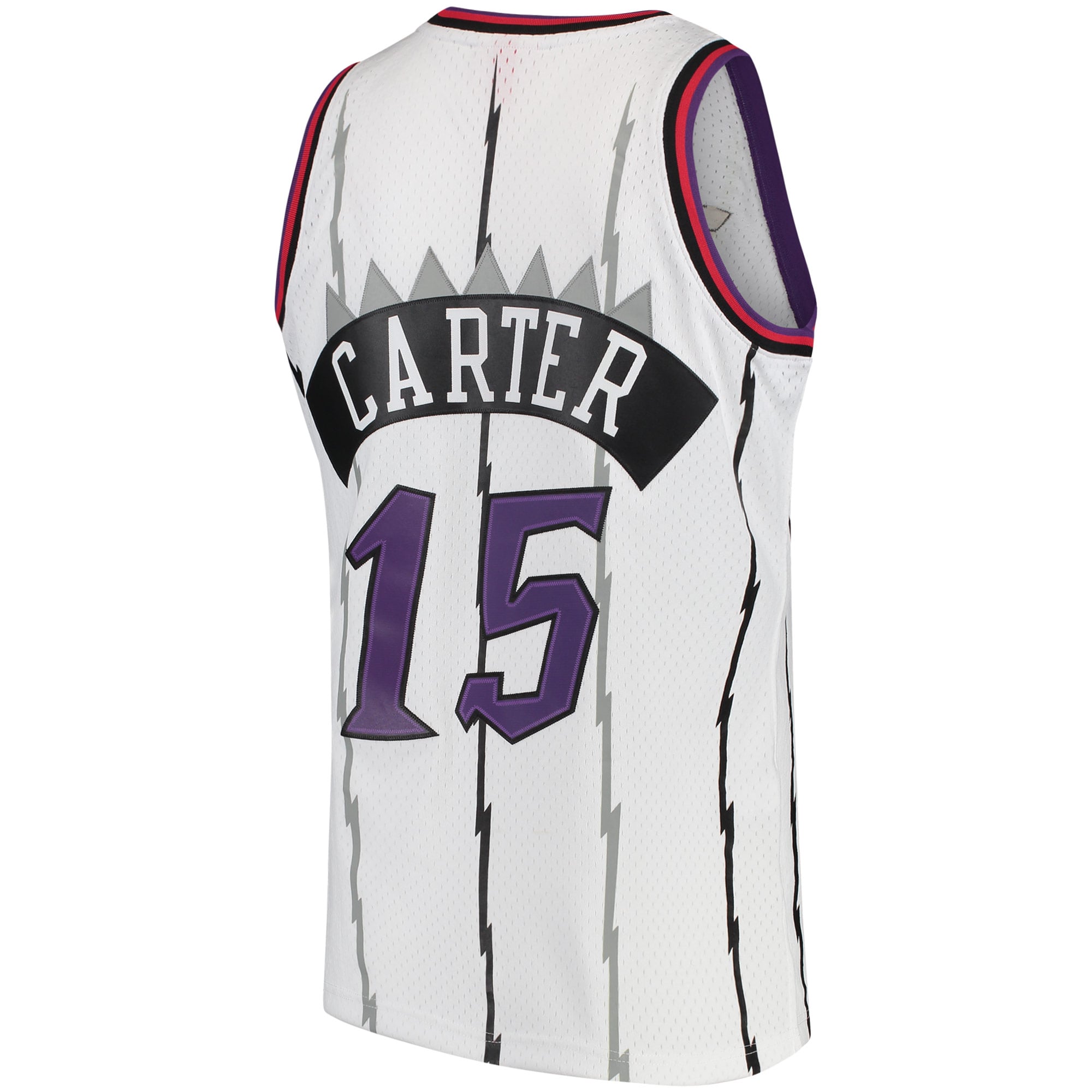 Vince Carter Toronto Raptors 1998/99 Hardwood Classics Swingman Jersey - White - Image 4