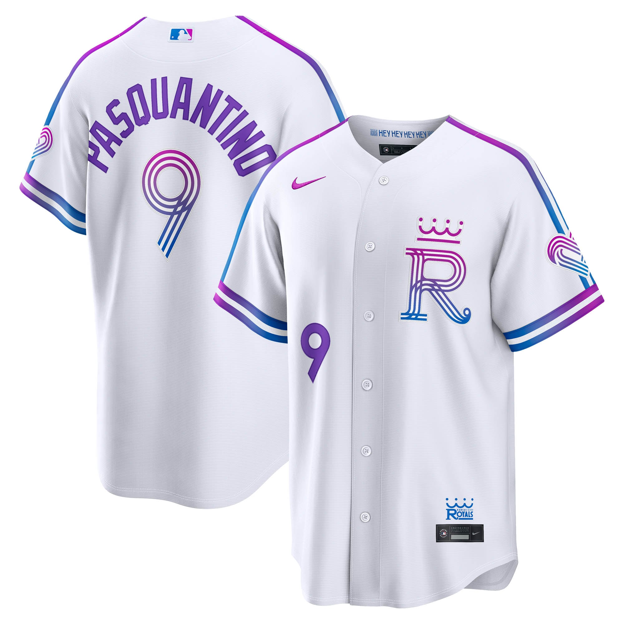Vinnie Pasquantino Kansas City Royals 2026 City Connect Stadium Jersey - White - Image 2