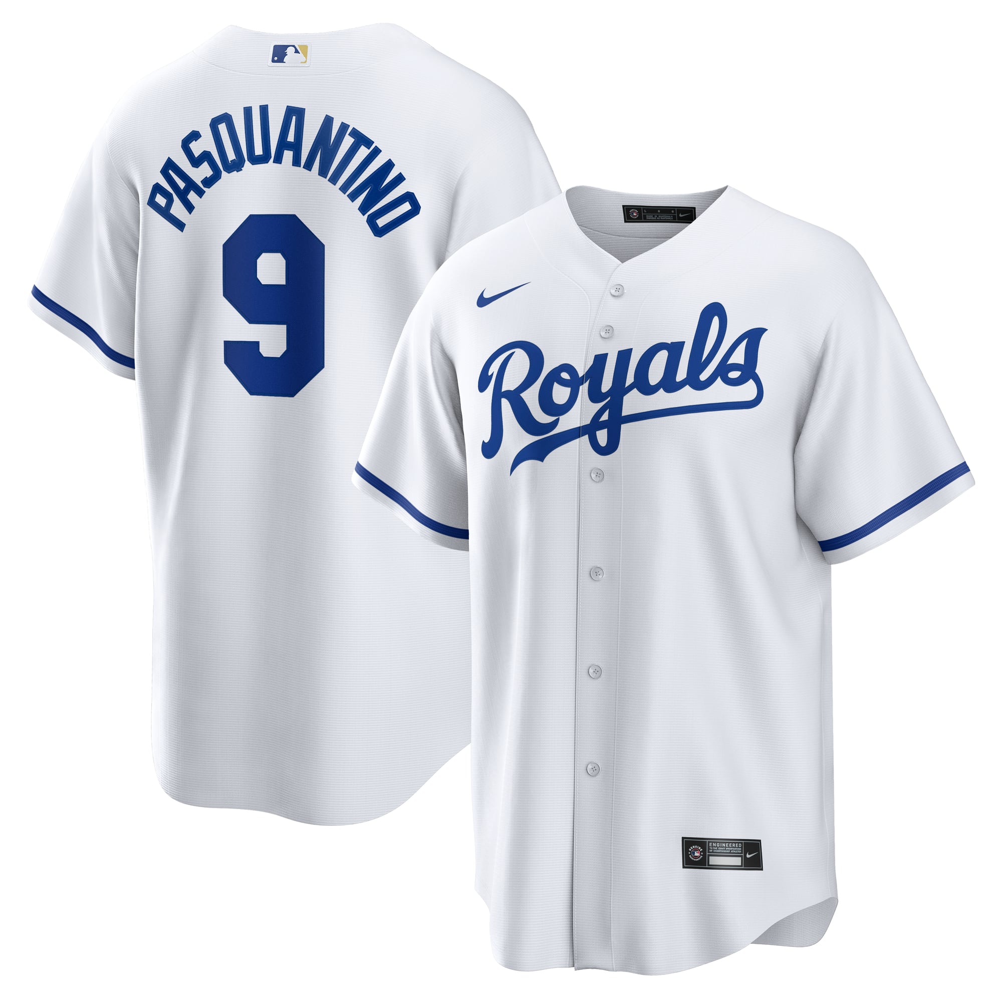 Vinnie Pasquantino Kansas City Royals Home Jersey - White - Image 2