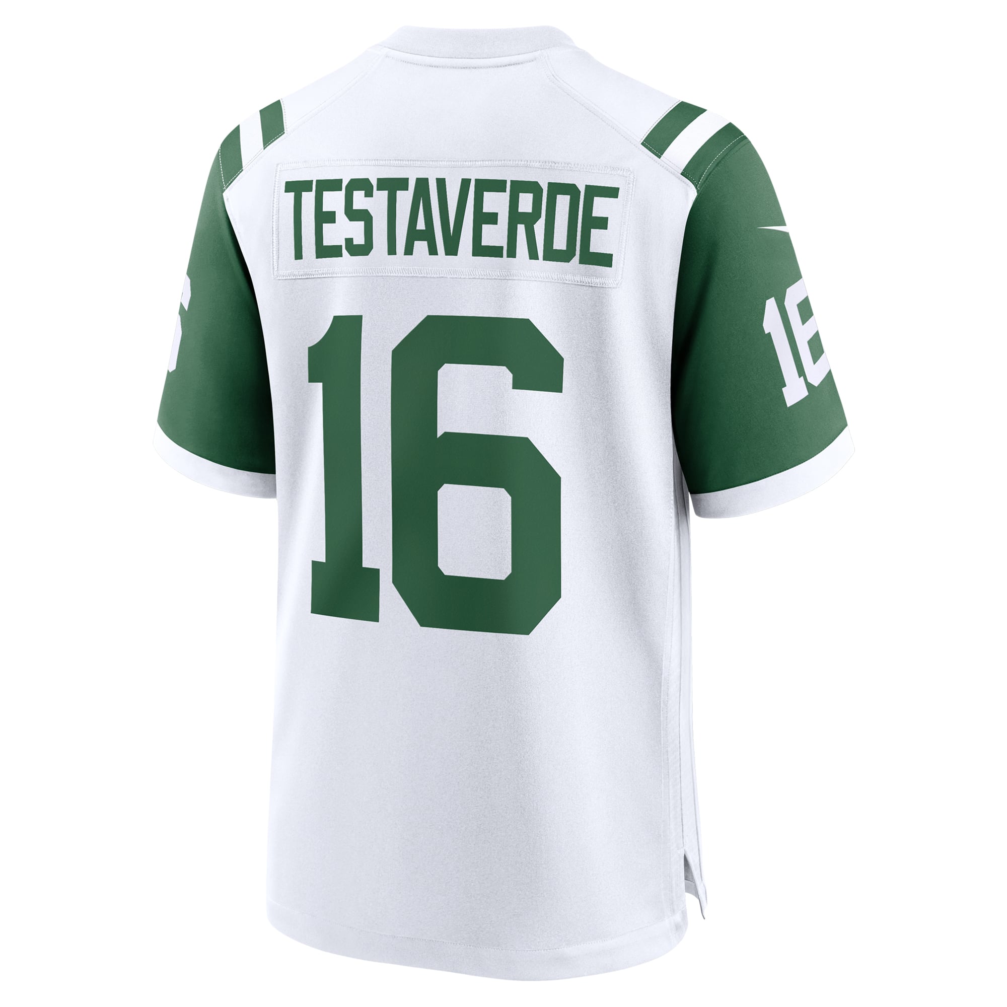 Vinny Testaverde New York Jets Retired Player Alternate Game Jersey - White - Image 4