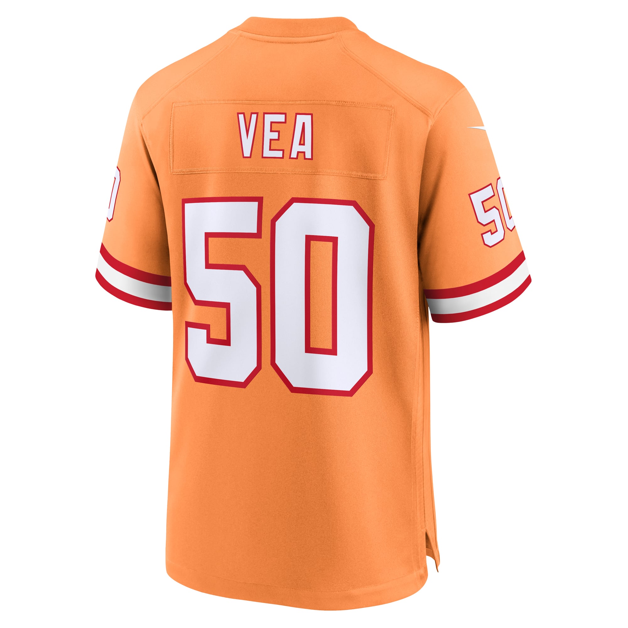 Vita Vea Tampa Bay Buccaneers Throwback Game Jersey - Orange - Image 4