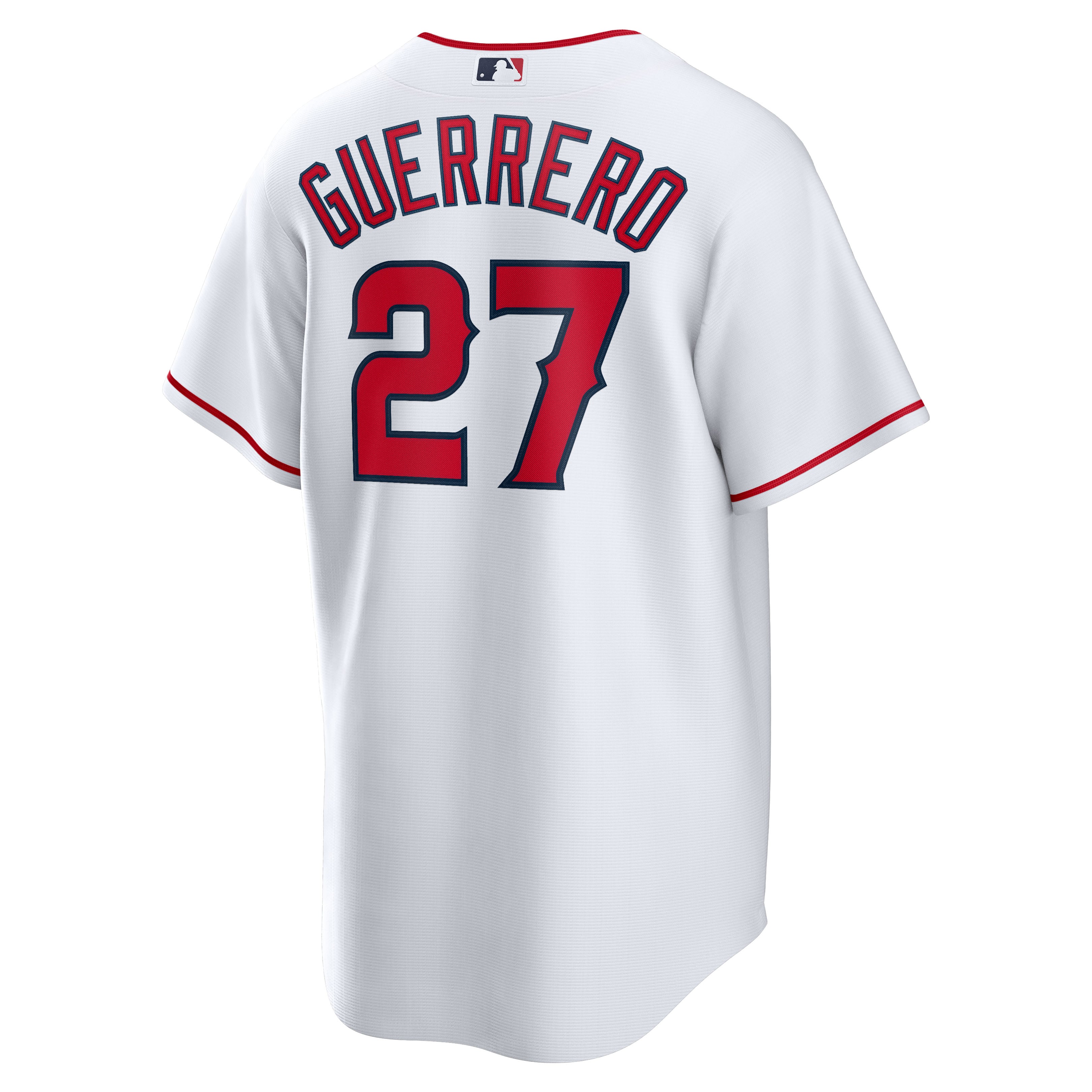 Vladimir Guerrero Los Angeles Angels Home Retired Player Jersey - White - Image 4