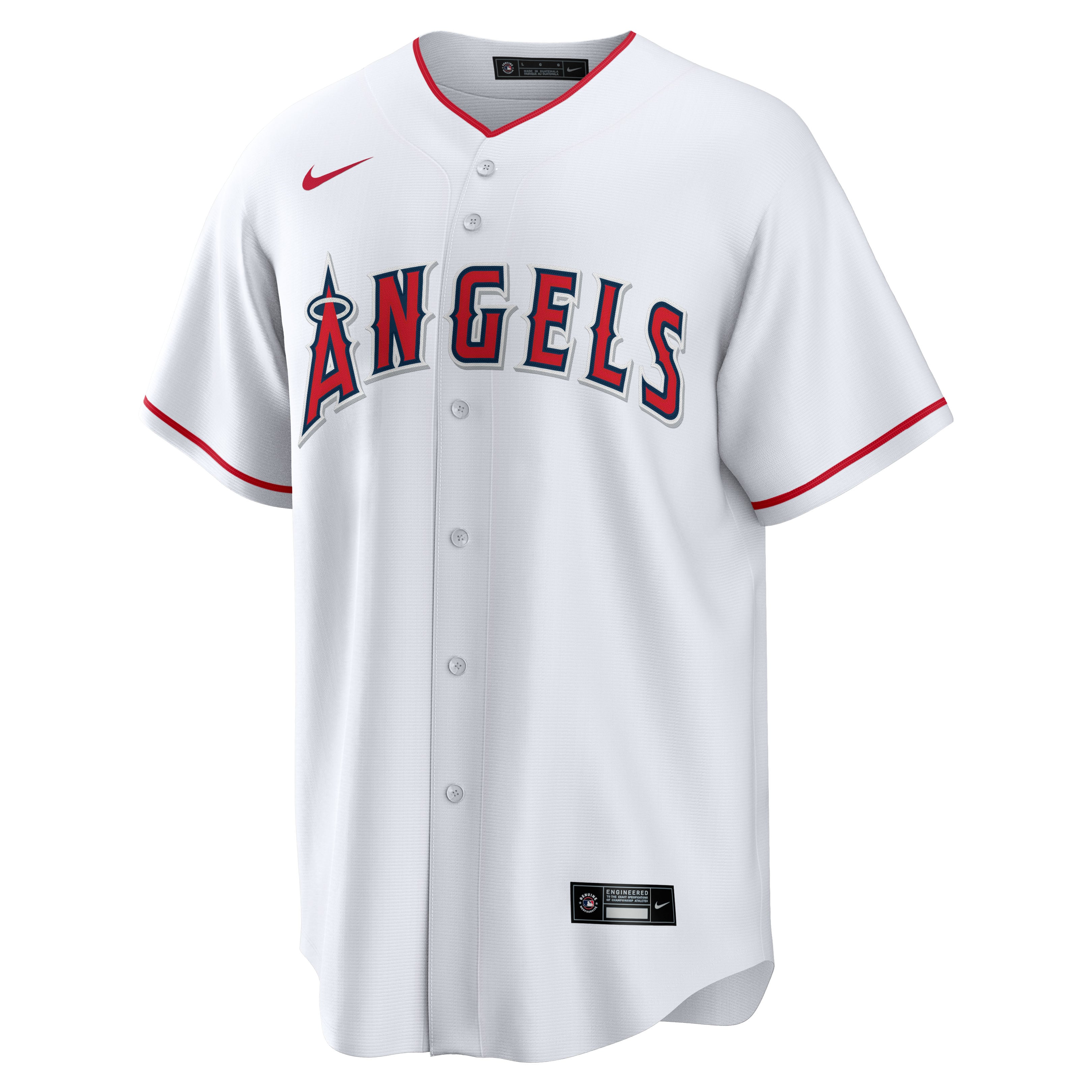 Vladimir Guerrero Los Angeles Angels Home Retired Player Jersey - White - Image 3