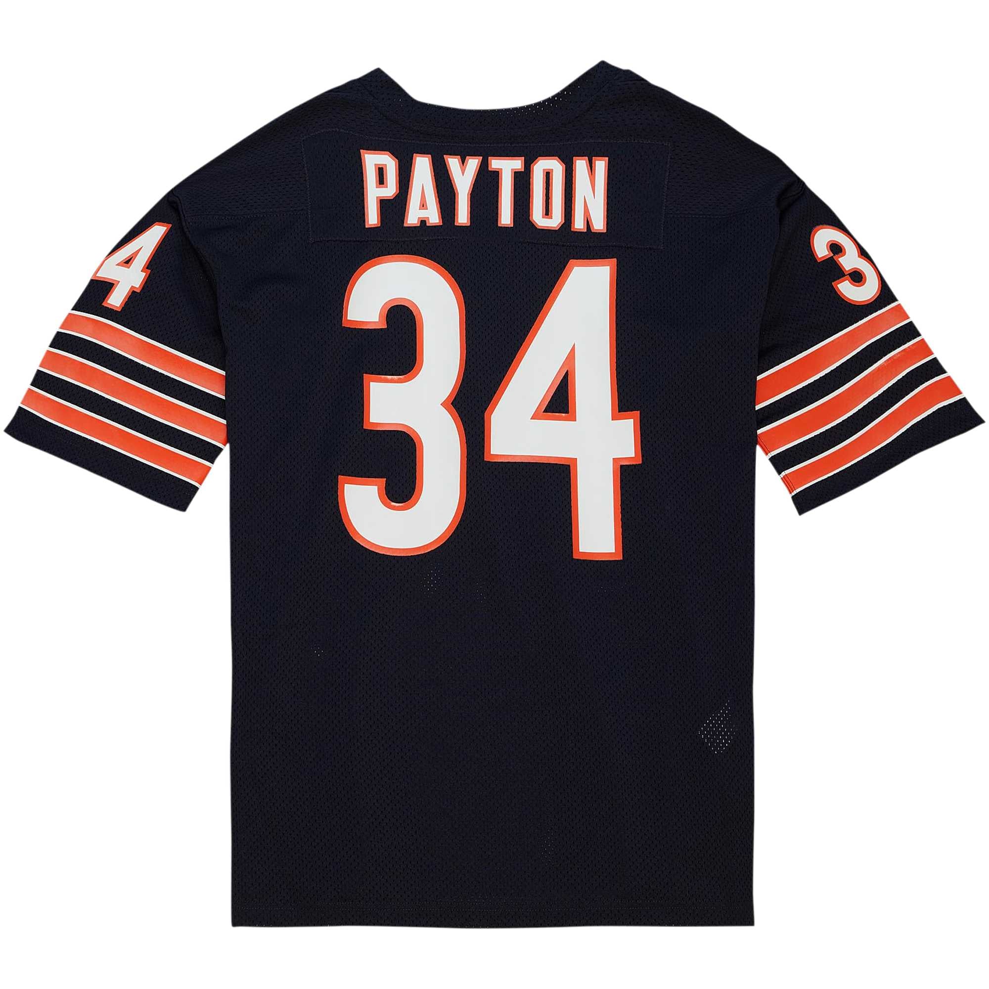 Walter Payton Chicago Bears 1983 Throwback Retired Player Jersey - Navy - Image 4