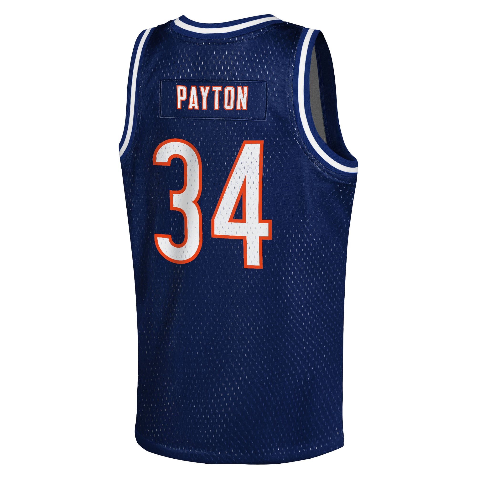Walter Payton Chicago Bears Youth Retired Player Basketball Fashion Jersey - Navy - Image 4