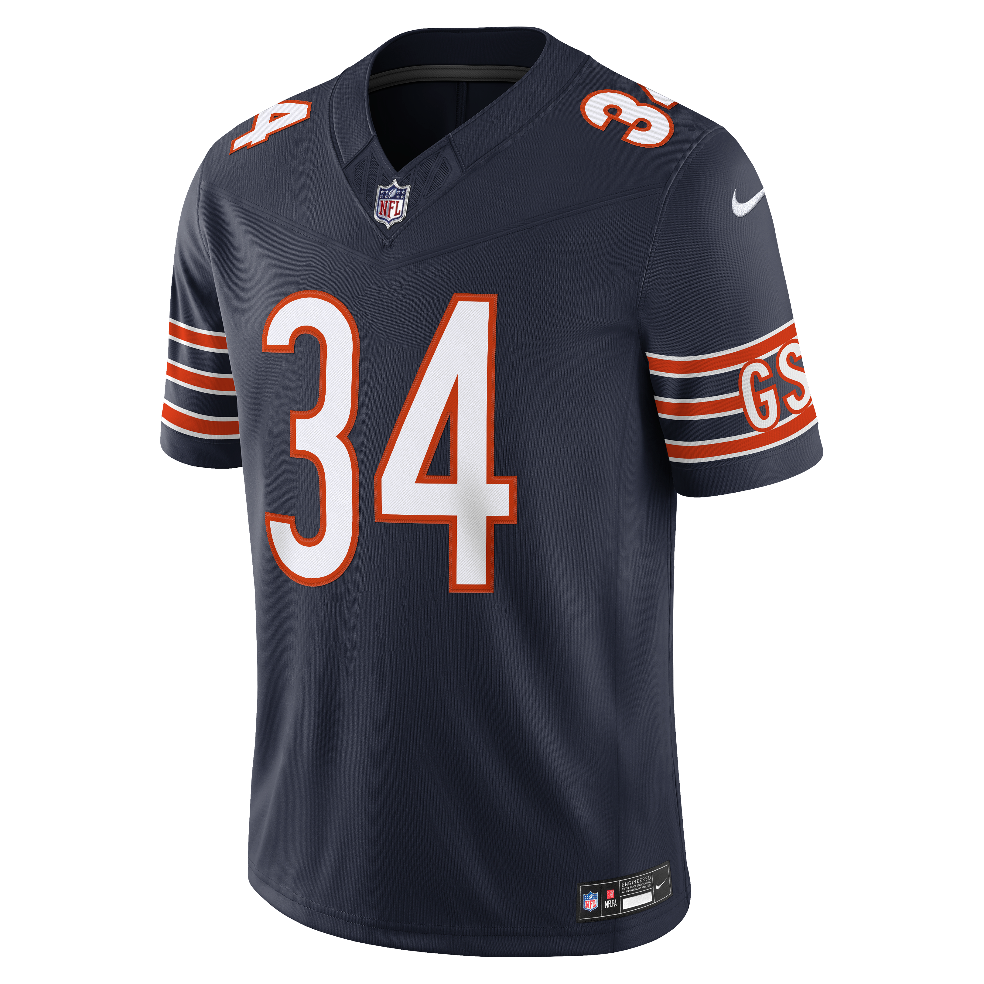 Walter Payton Chicago Bears Vapor F.U.S.E. Stitched Retired Limited Jersey - Navy - Image 3