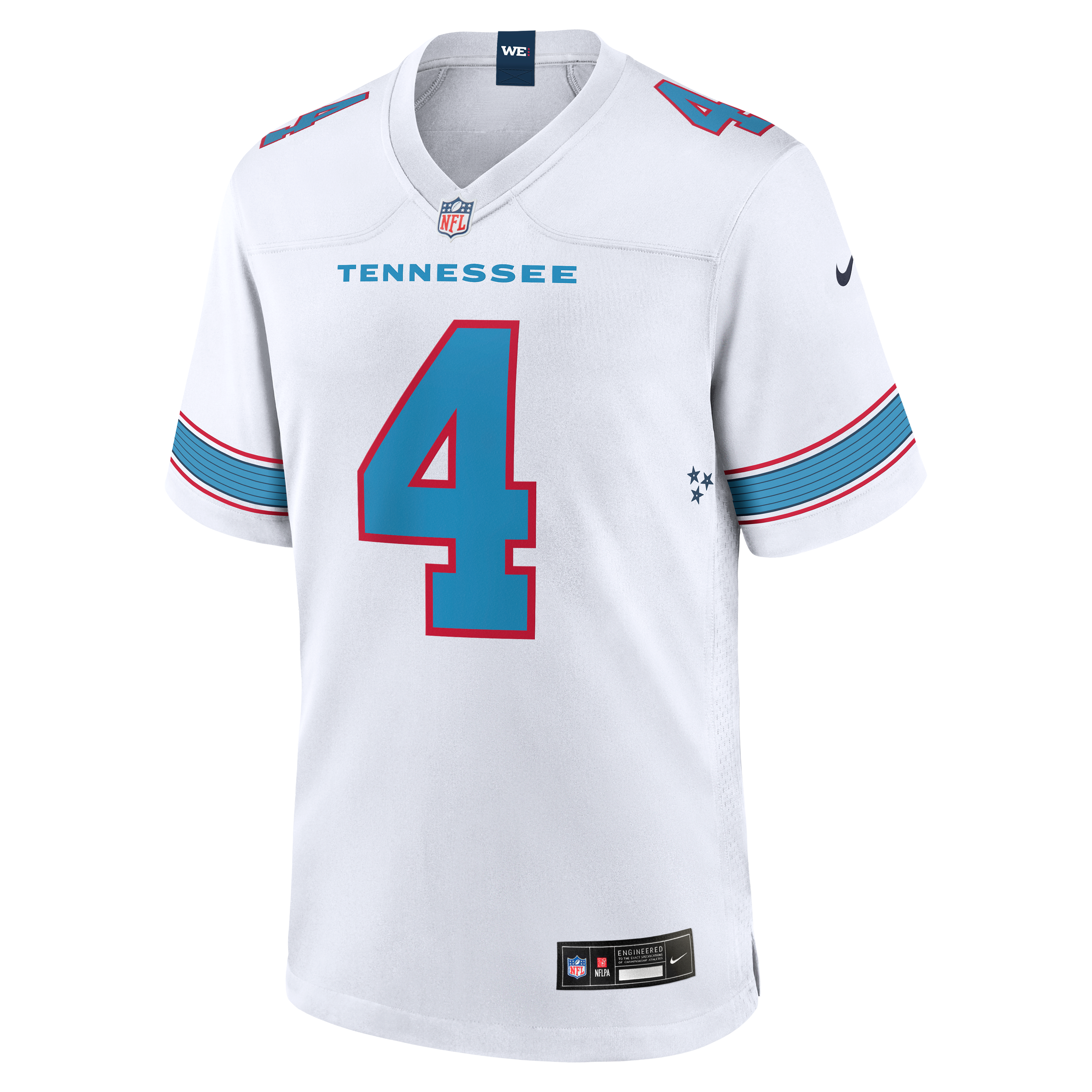 Wan'Dale Robinson Tennessee Titans Game Jersey - White - Image 3