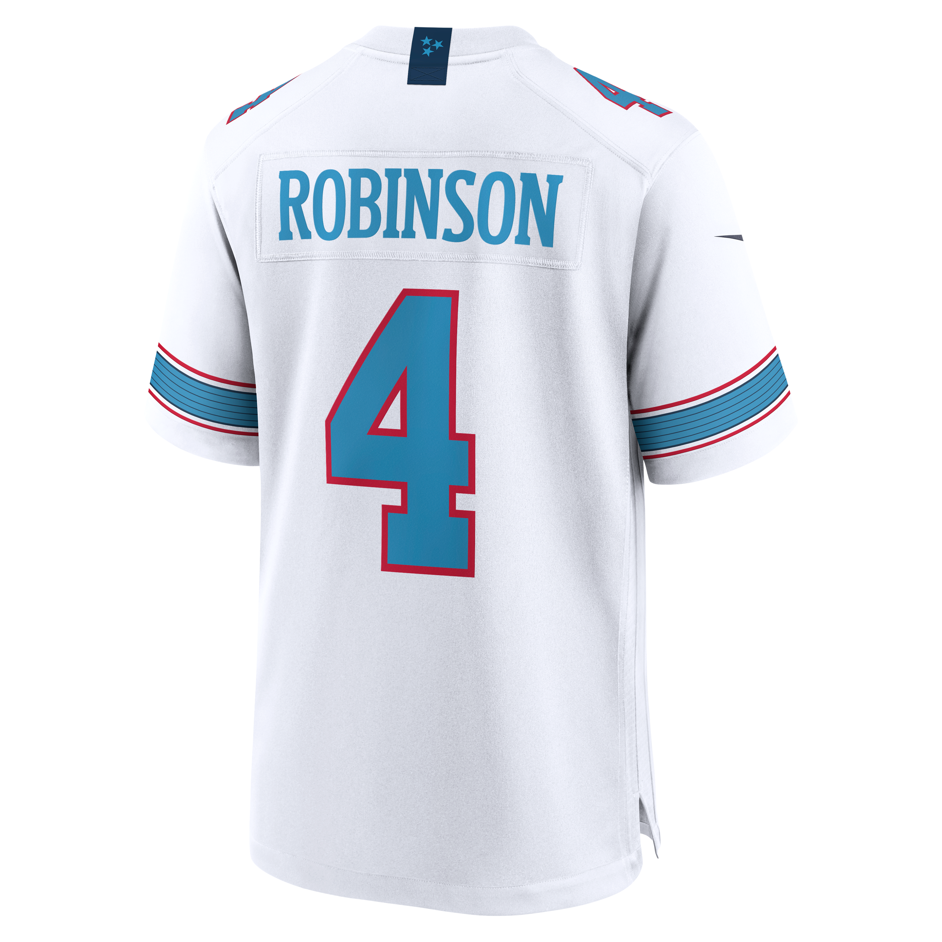 Wan'Dale Robinson Tennessee Titans Game Jersey - White - Image 4
