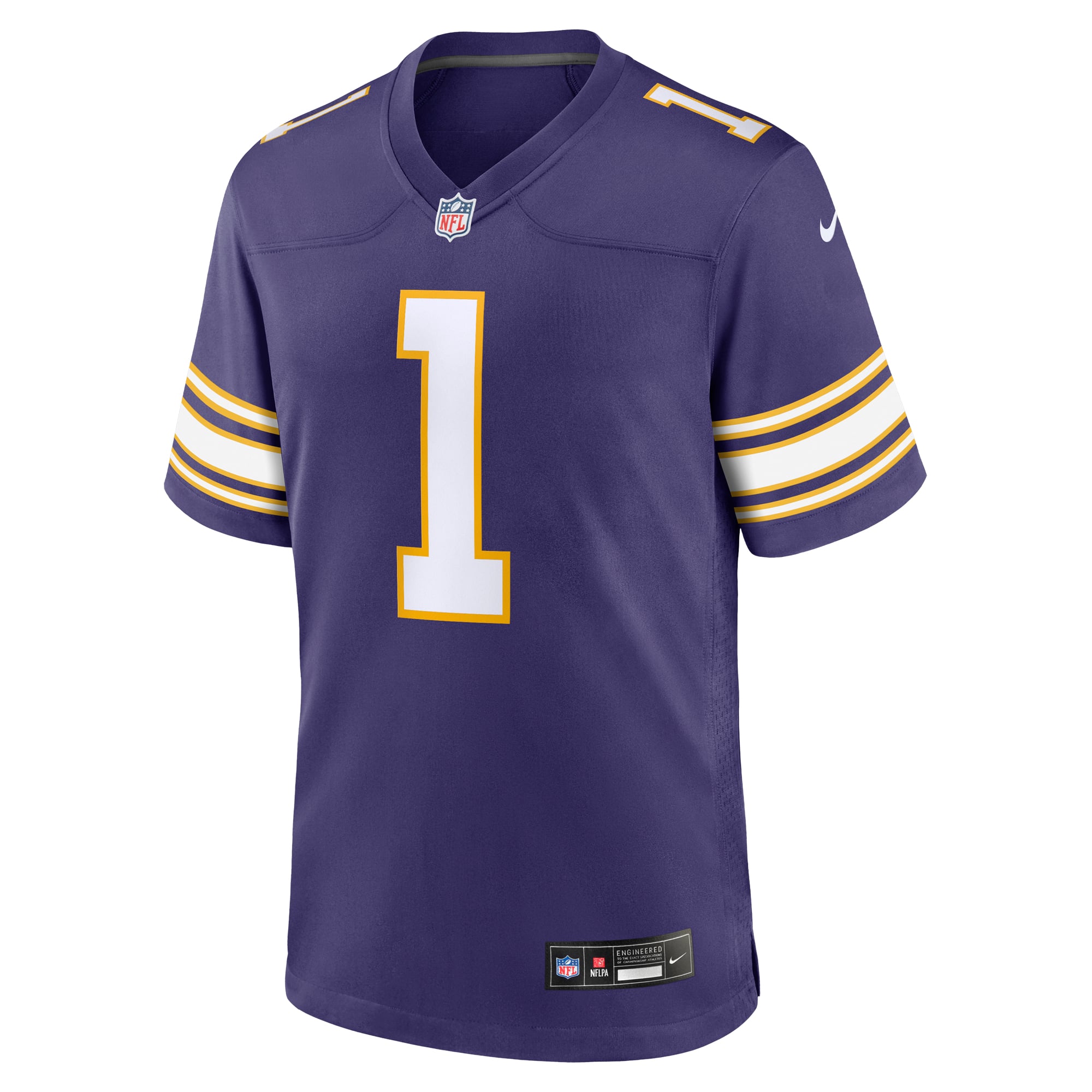 Warren Moon Minnesota Vikings Retired Player Alternate Game Jersey - Purple - Image 3