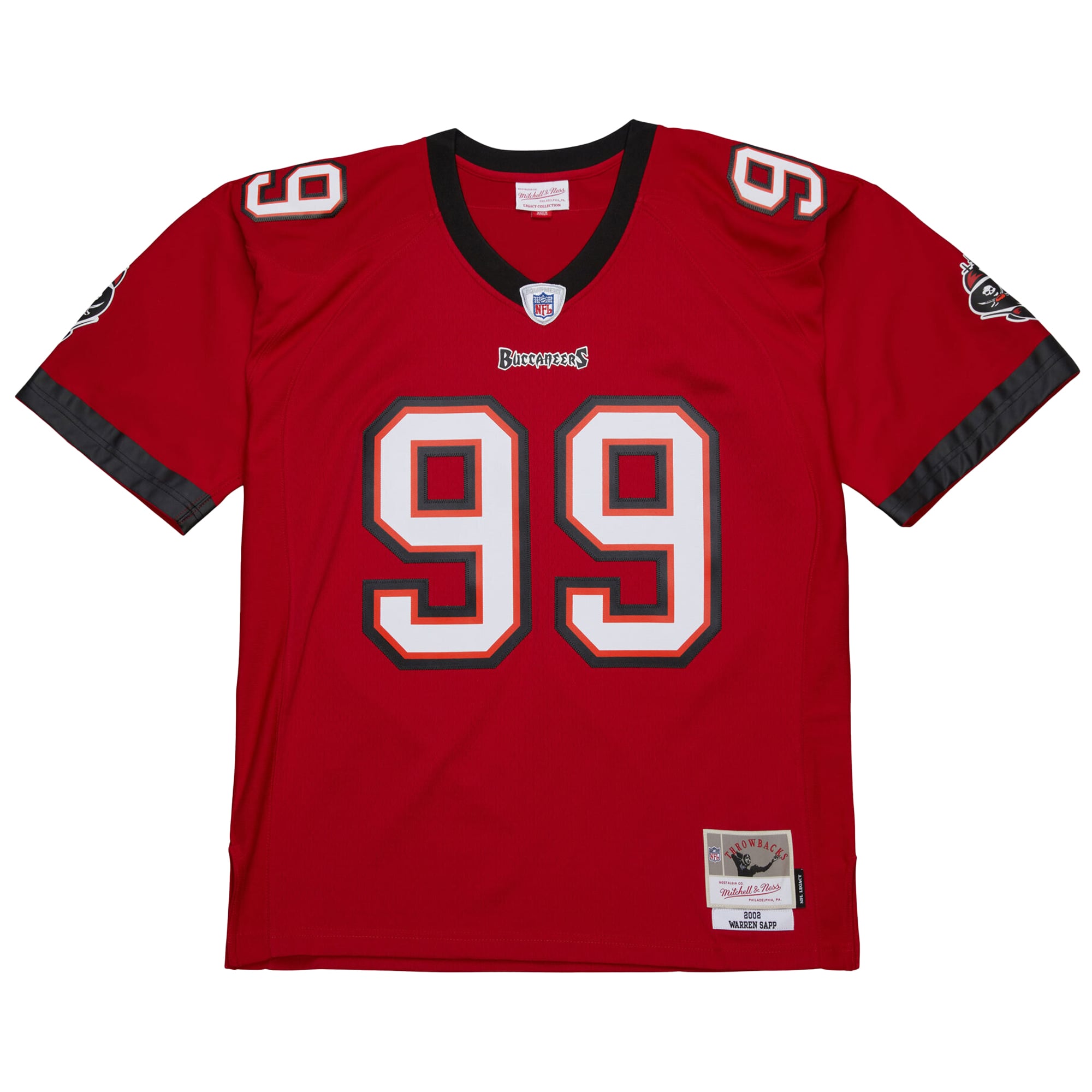 Warren Sapp Tampa Bay Buccaneers 2002 Legacy Jersey - Red - Image 3