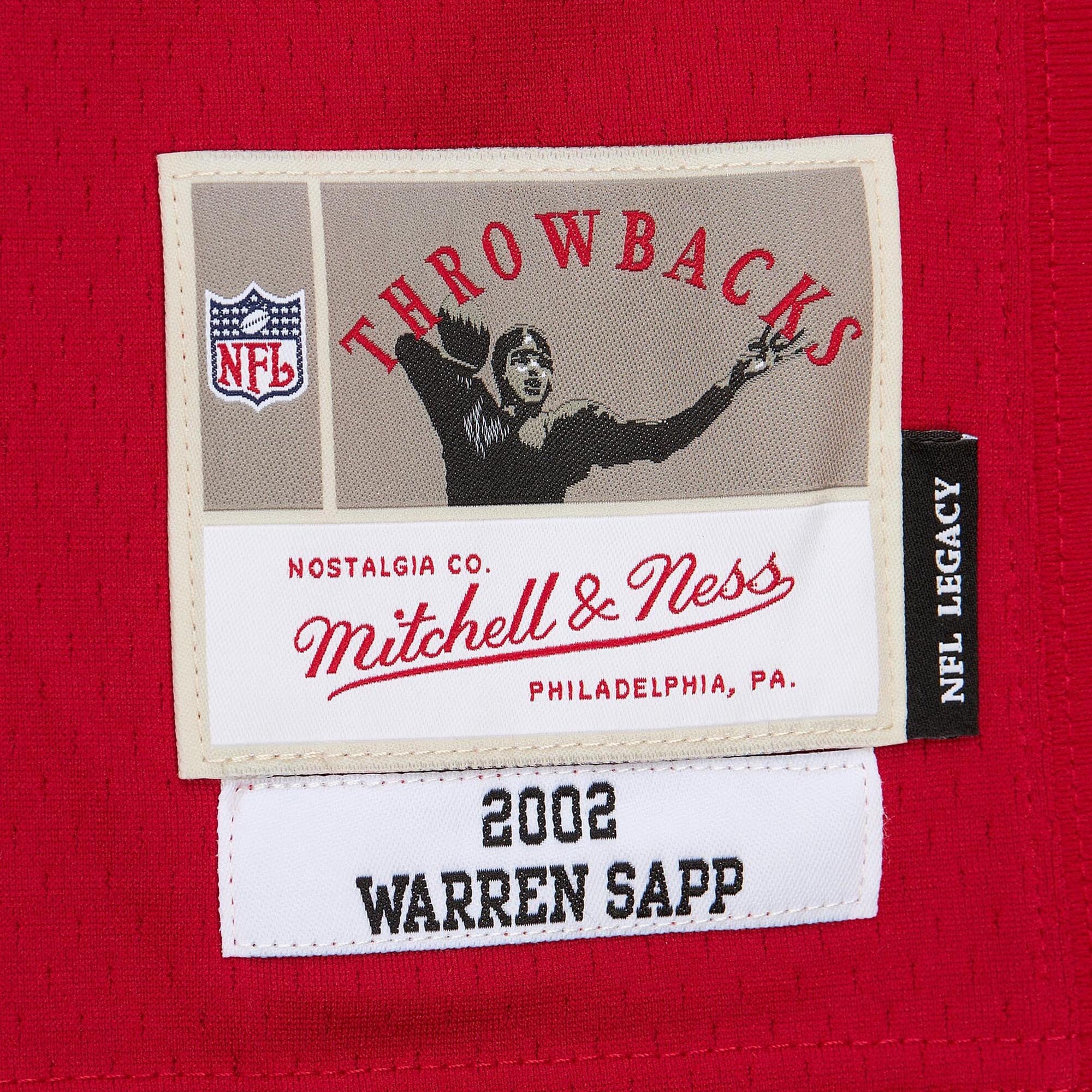 Warren Sapp Tampa Bay Buccaneers 2002 Legacy Jersey - Red - Image 8