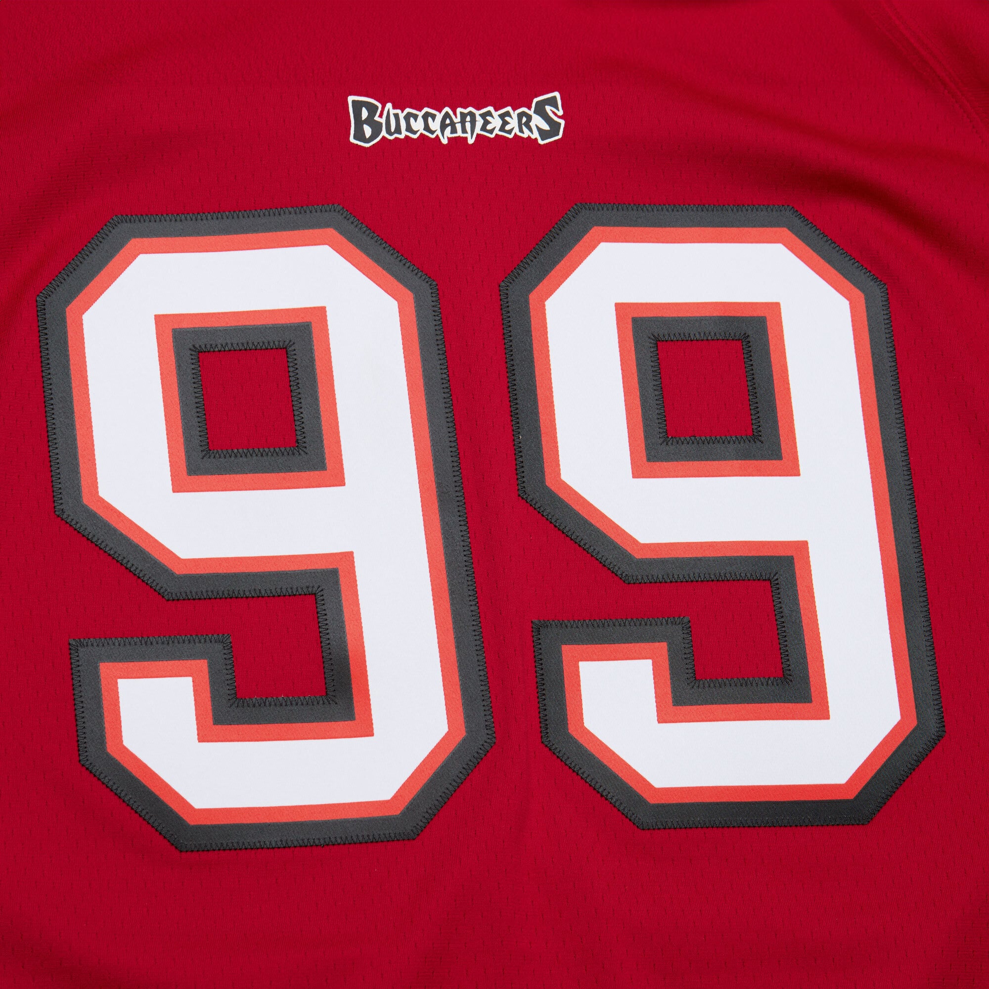 Warren Sapp Tampa Bay Buccaneers 2002 Legacy Jersey - Red - Image 5