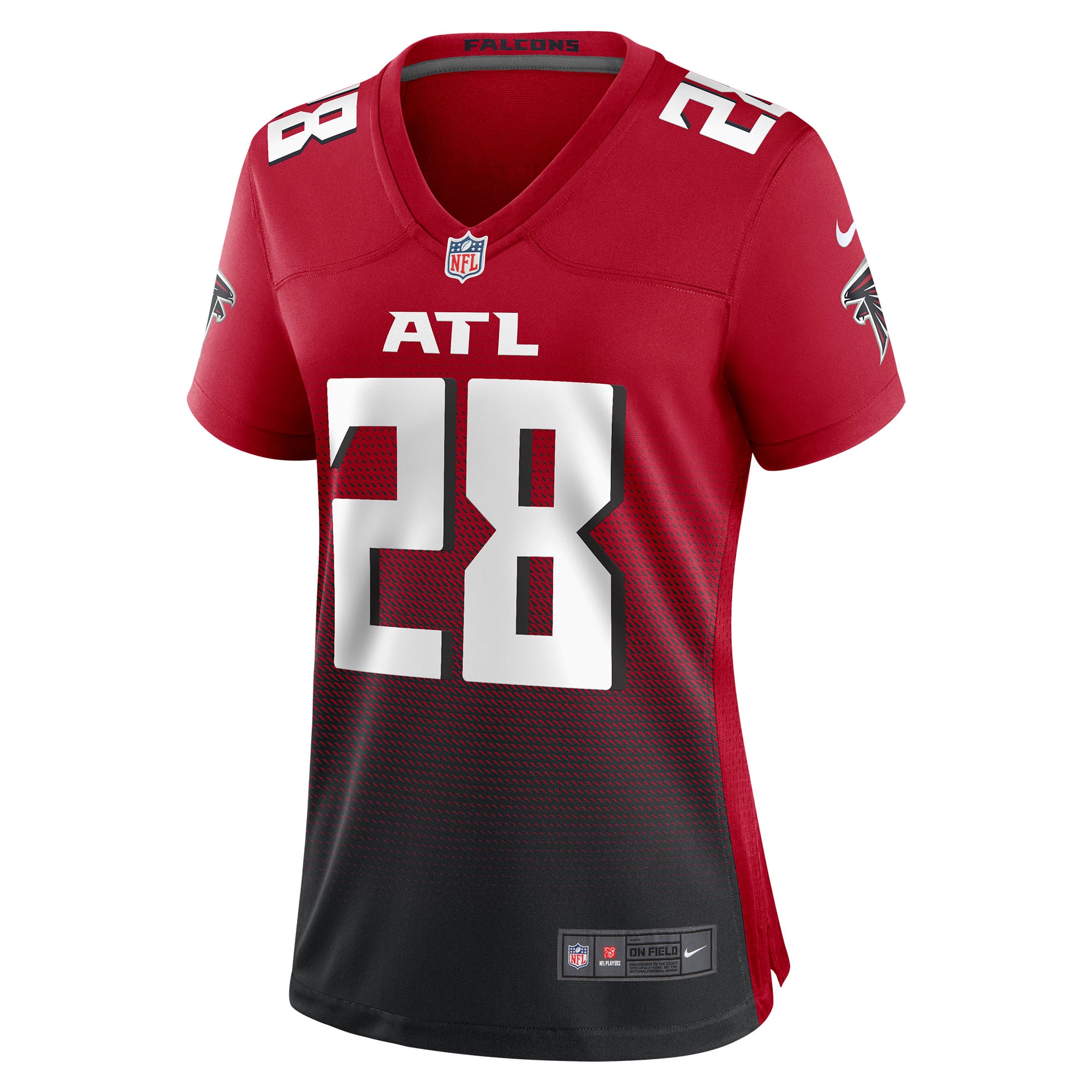 Warrick Dunn Atlanta Falcons Women's Retired Game Jersey - Red - Image 3