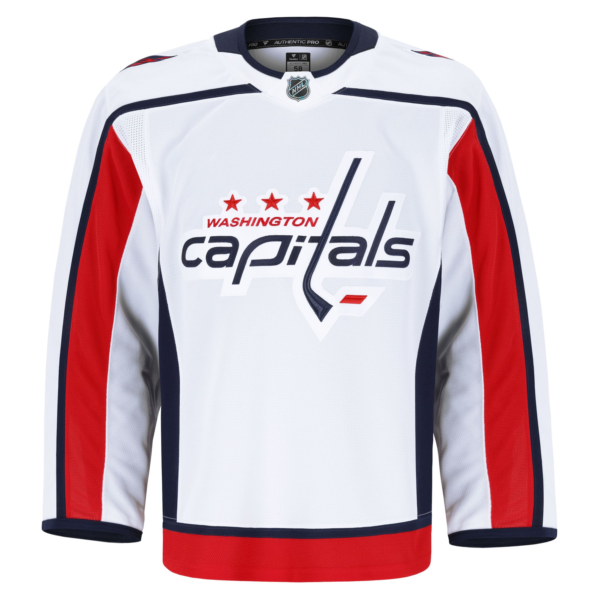 Washington Capitals Away Pro Jersey - White - Image 3