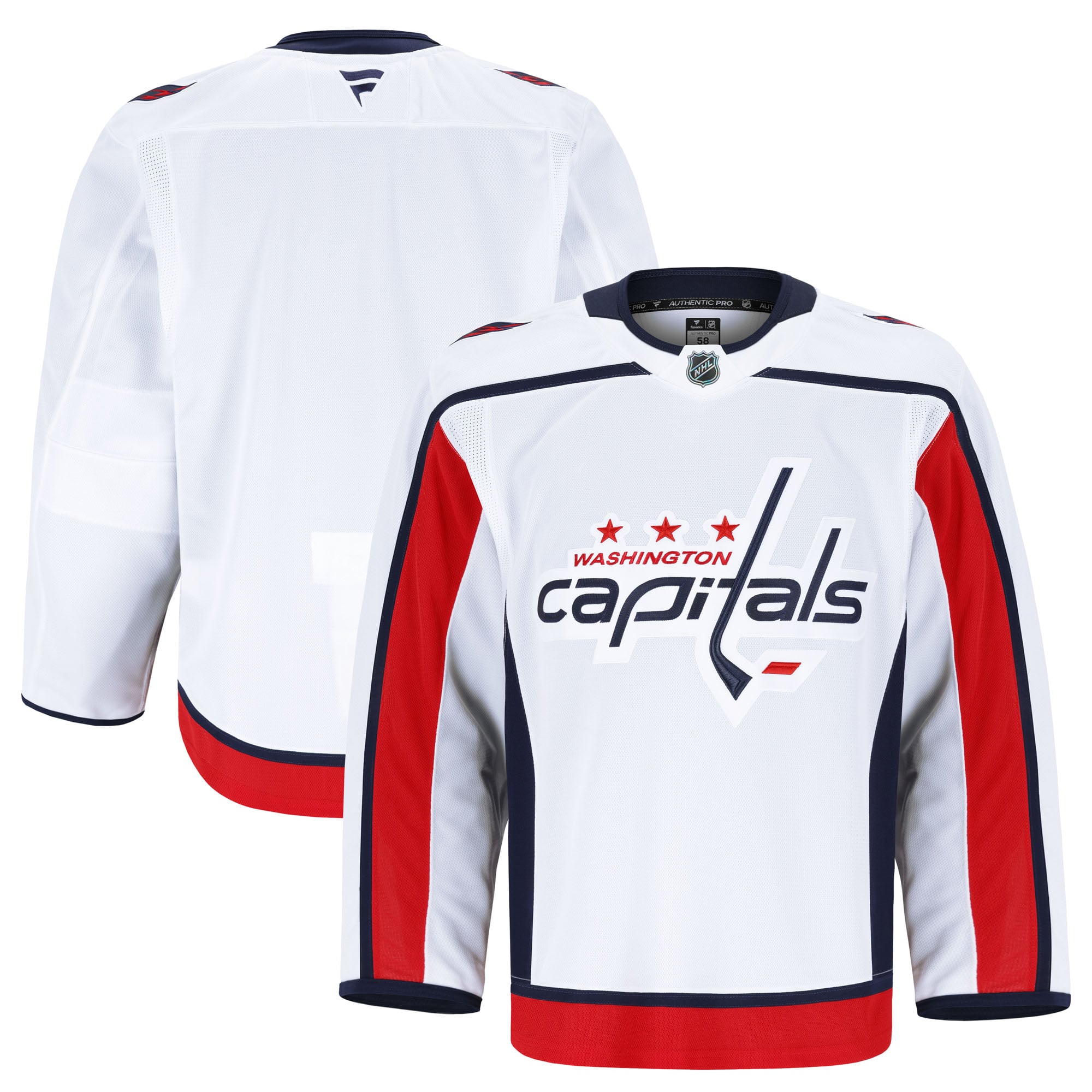 Washington Capitals Away Pro Jersey - White