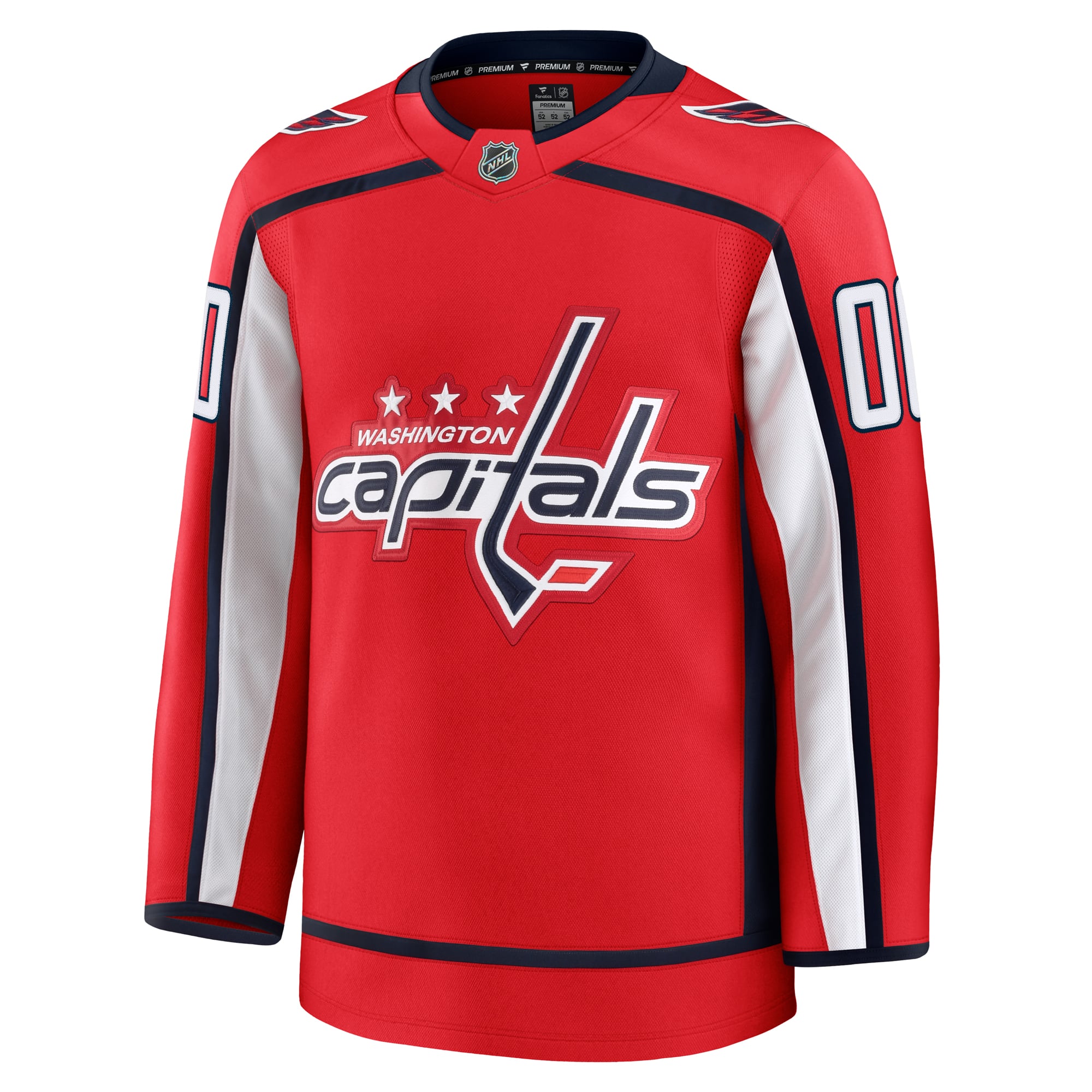 Washington Capitals Home Premium Custom Jersey - Red - Image 3