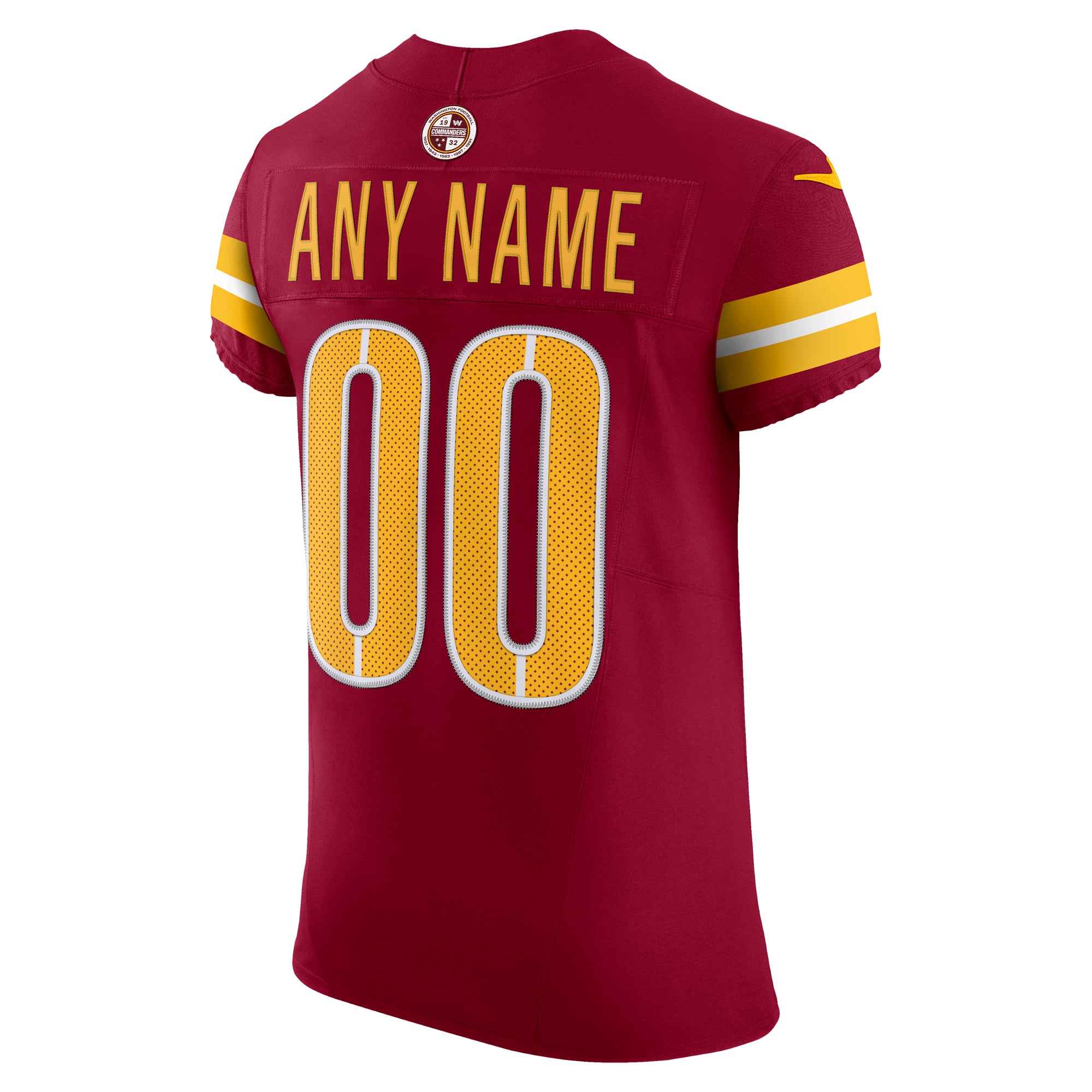 Washington Commanders Alternate Vapor F.U.S.E. Elite Custom Jersey - Burgundy - Image 4