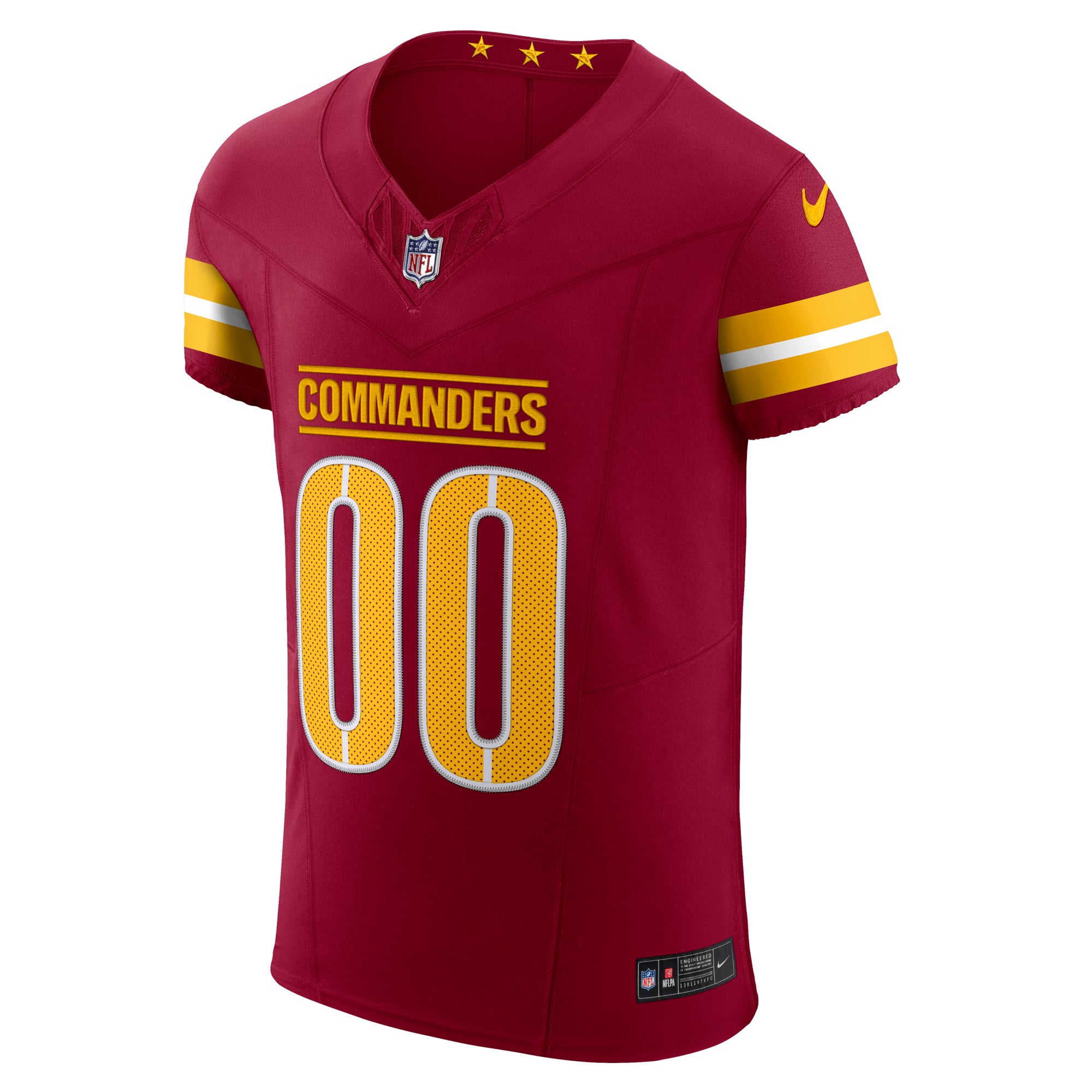 Washington Commanders Alternate Vapor F.U.S.E. Elite Custom Jersey - Burgundy - Image 3
