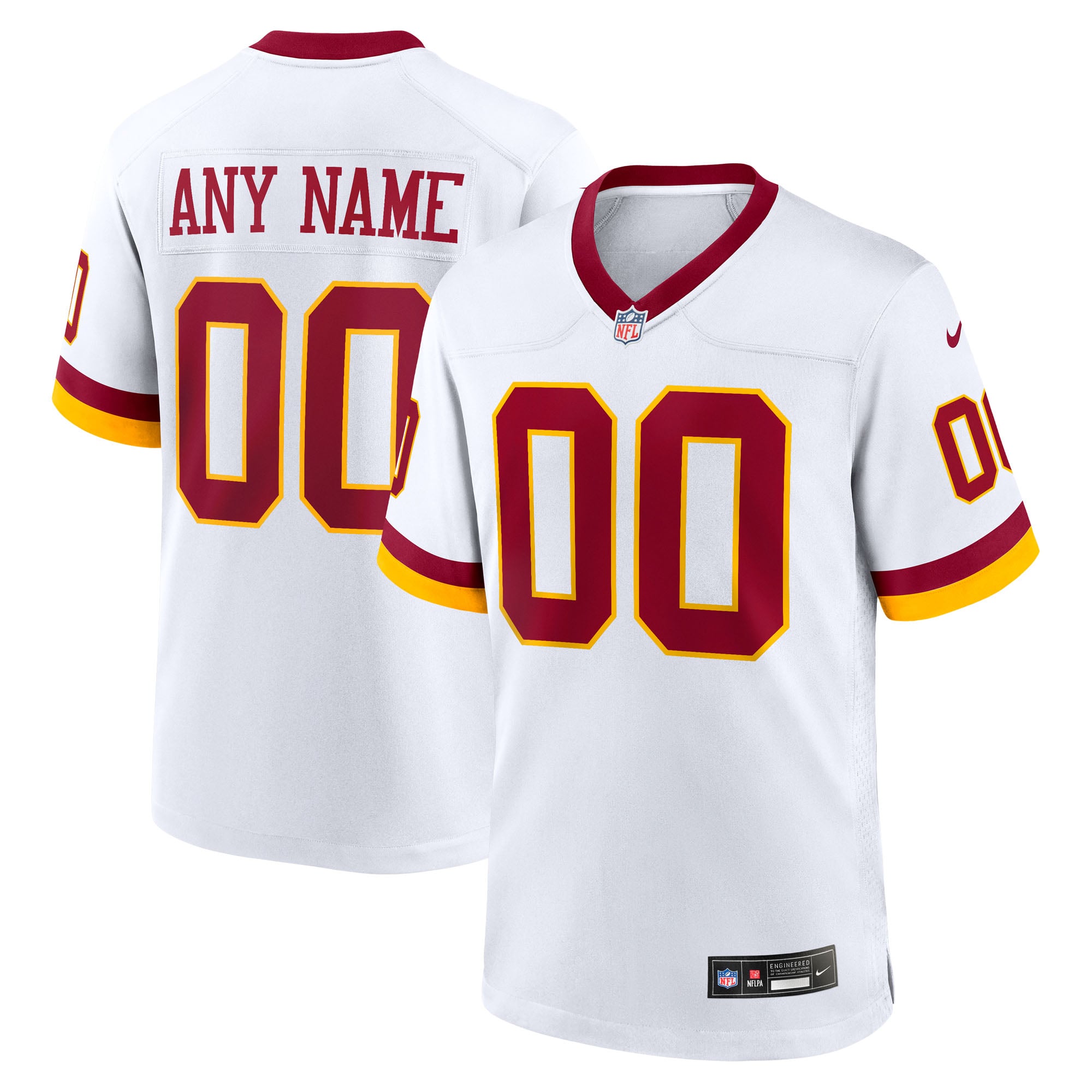 Washington Commanders Game Super Bowl Era Custom Jersey - White - Image 2