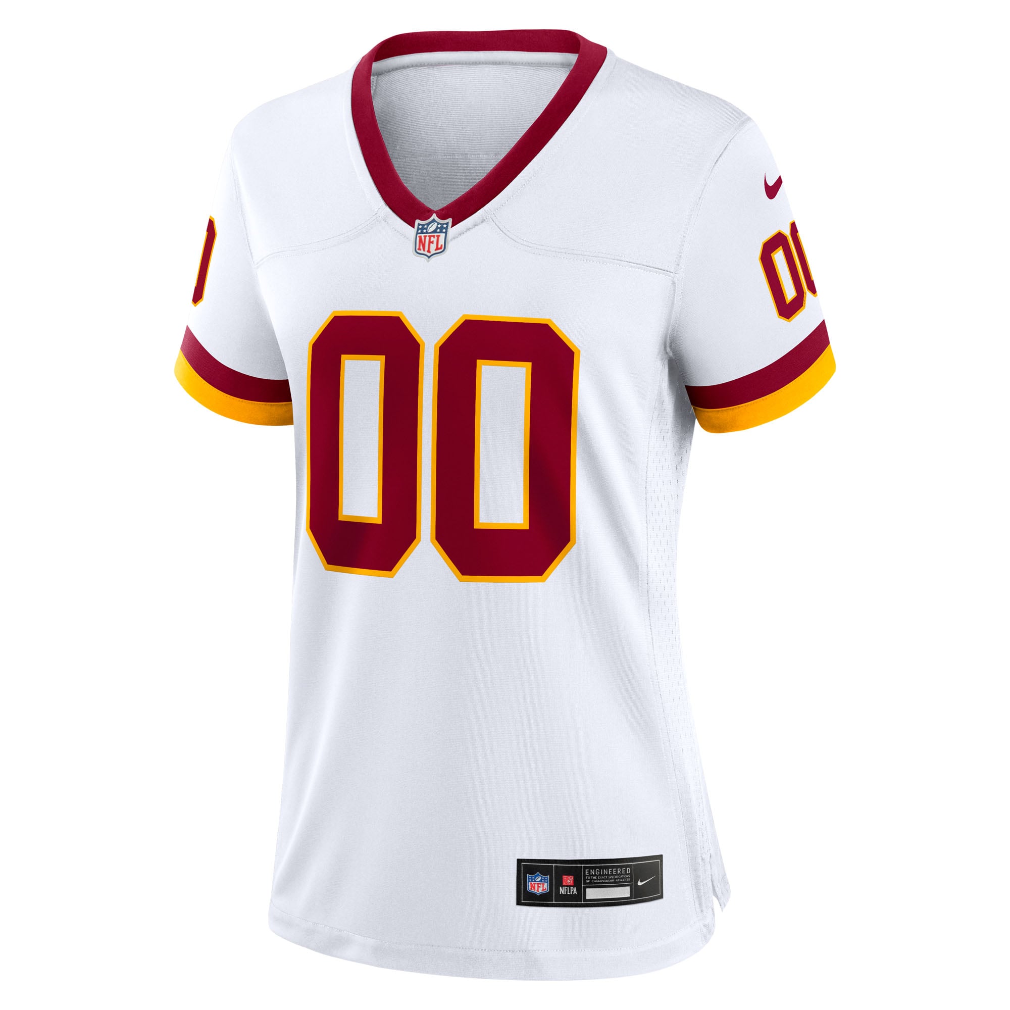 Washington Commanders Women's Custom Game Jersey - White - Image 3