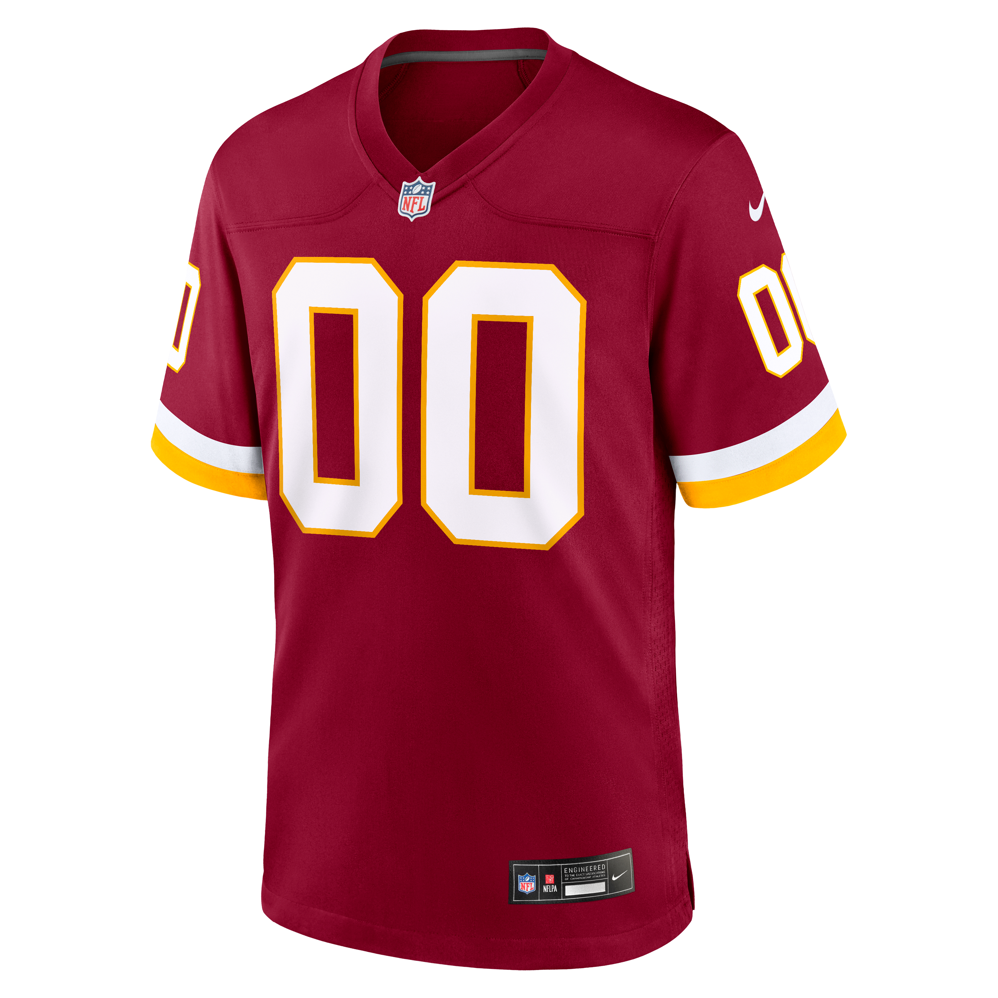 Washington Commanders Youth Custom Game Jersey - Burgundy - Image 3