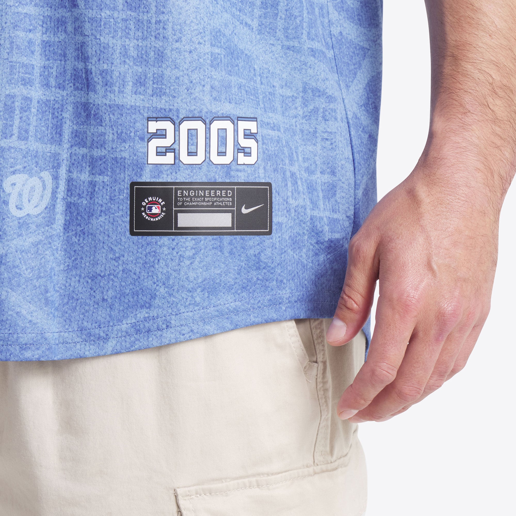 Washington Nationals 2025 City Connect Limited Jersey - Blue - Image 7