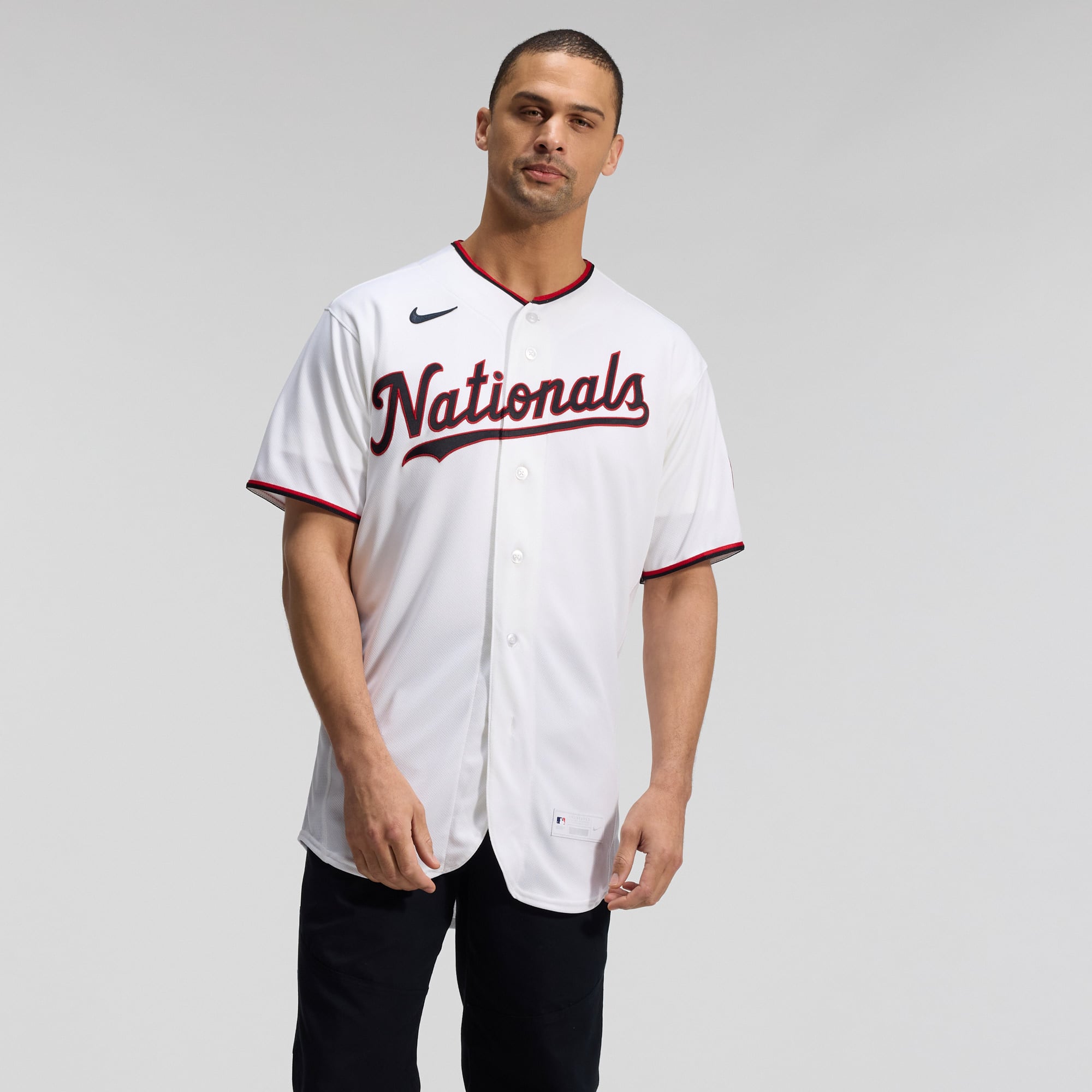 Washington Nationals Alternate Jersey - White - Image 6