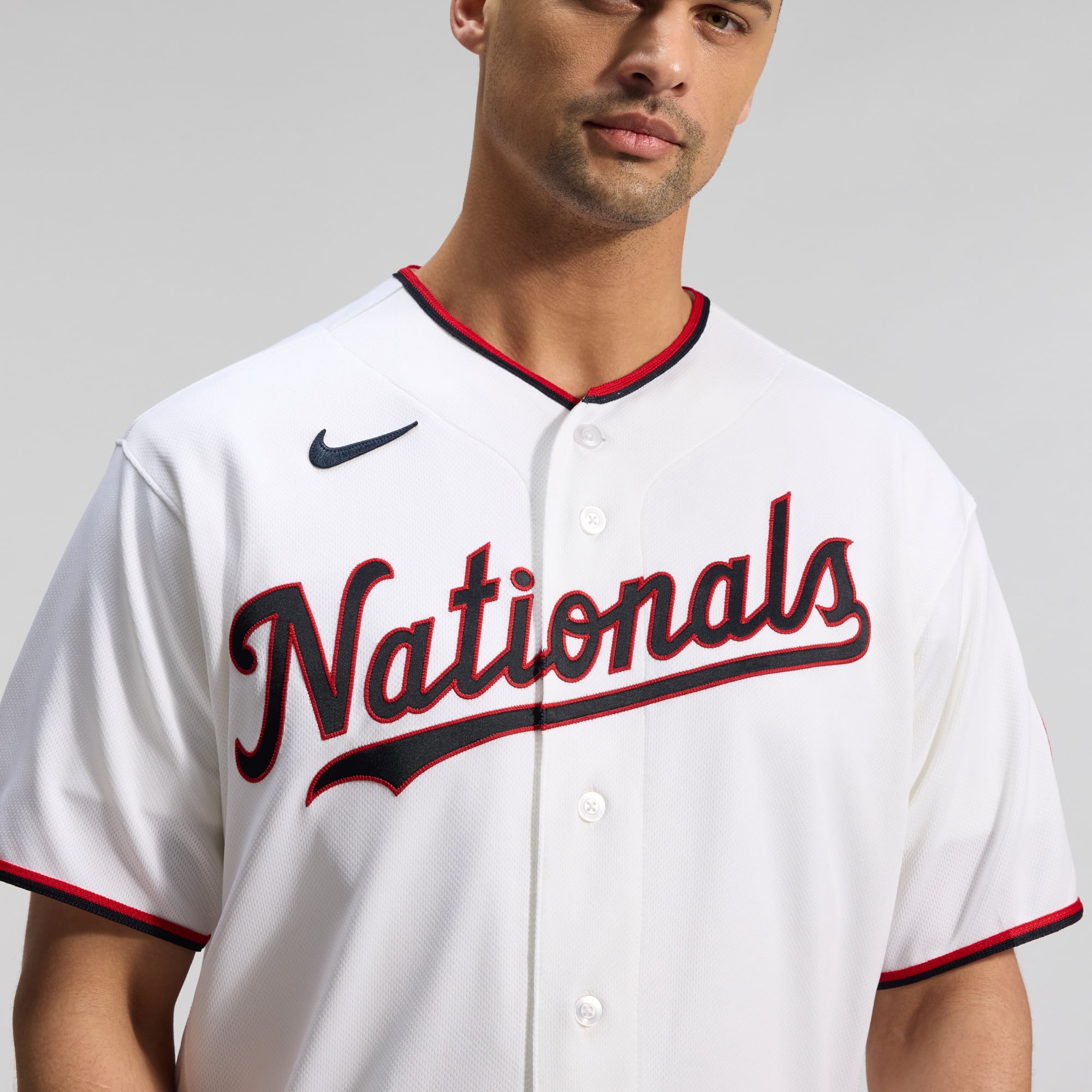 Washington Nationals Alternate Jersey - White - Image 10