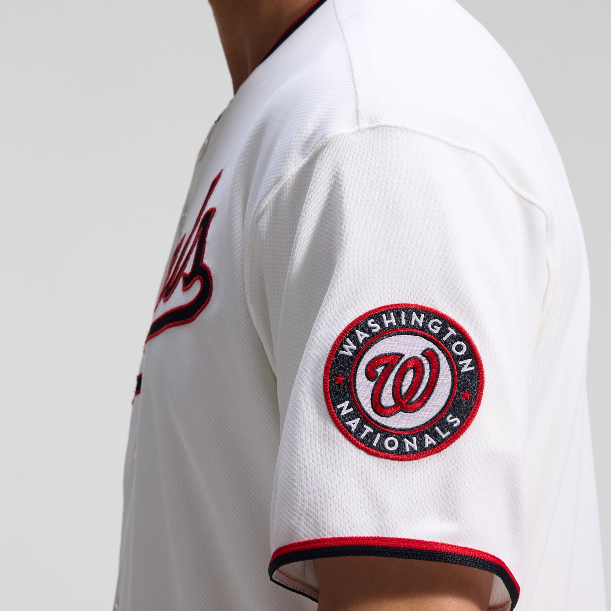 Washington Nationals Alternate Jersey - White - Image 11