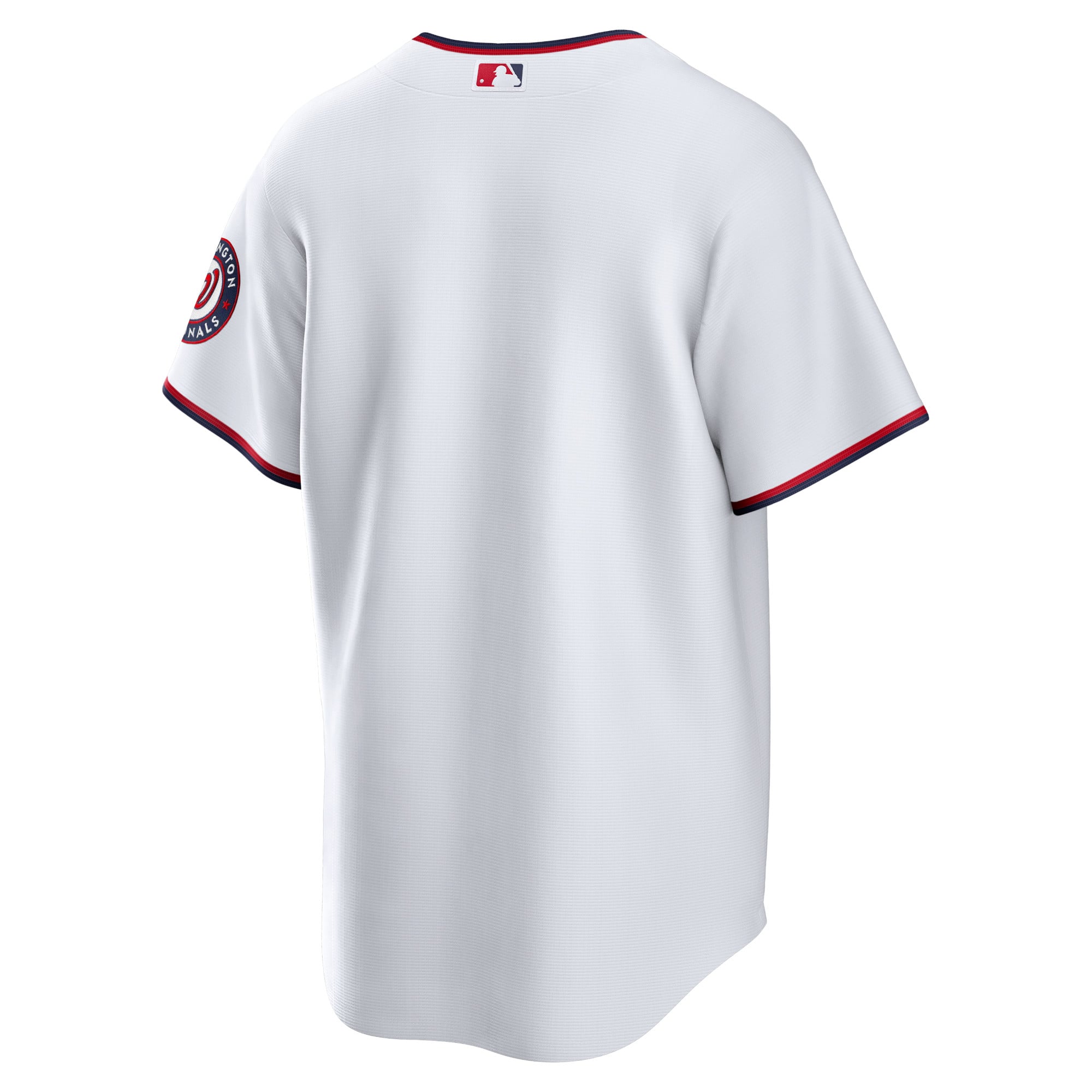 Washington Nationals Home Blank Jersey - White - Image 4