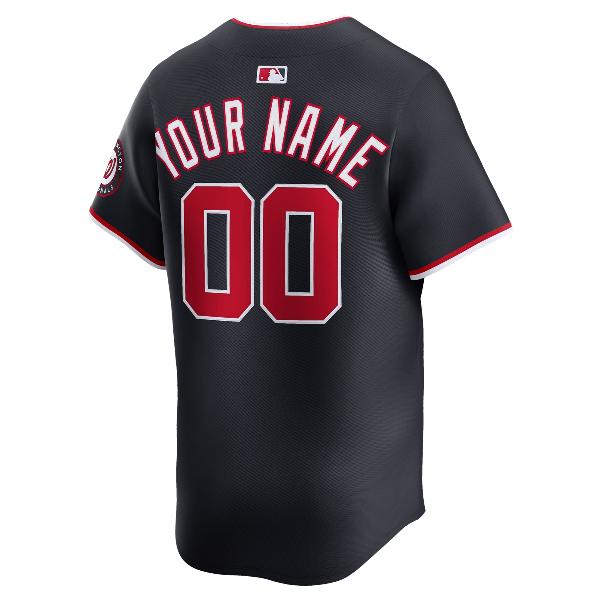 Washington Nationals Home Limited Custom Jersey - Navy - Image 4