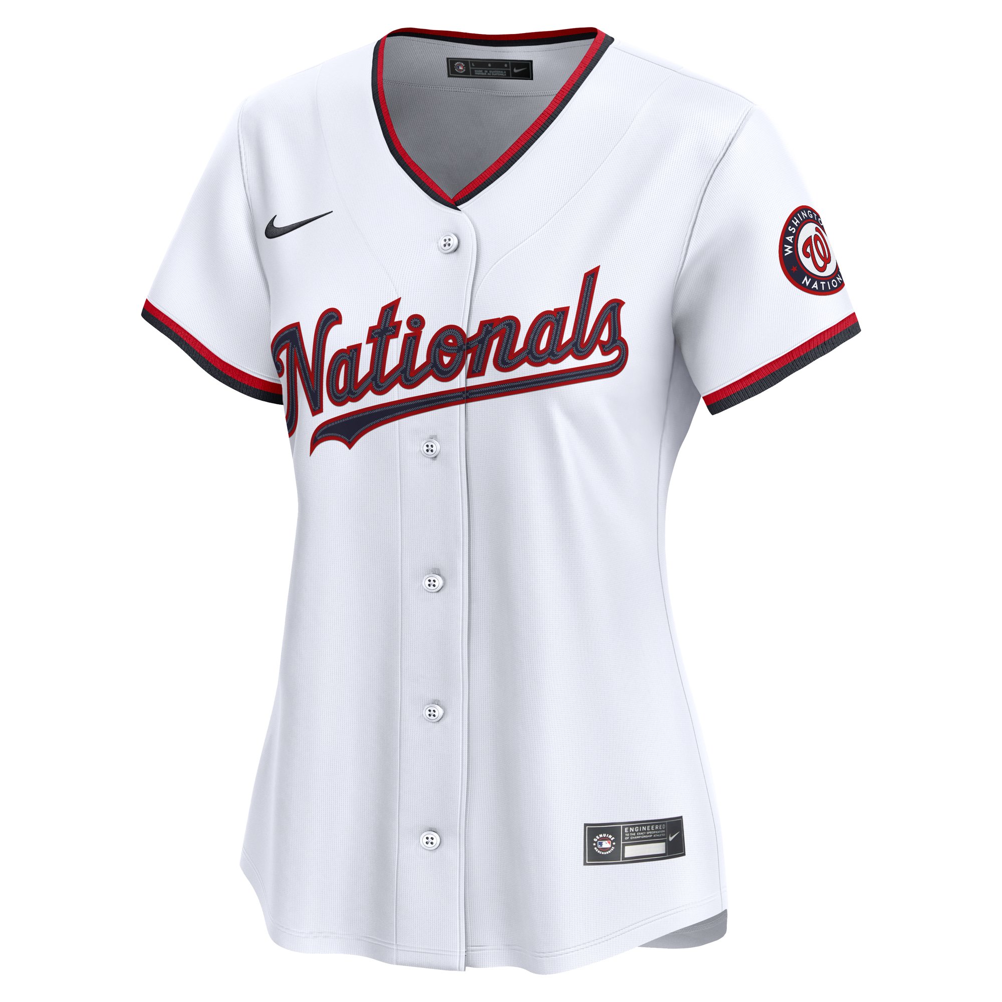 Washington Nationals Women's Home Limited Jersey - White - Image 3
