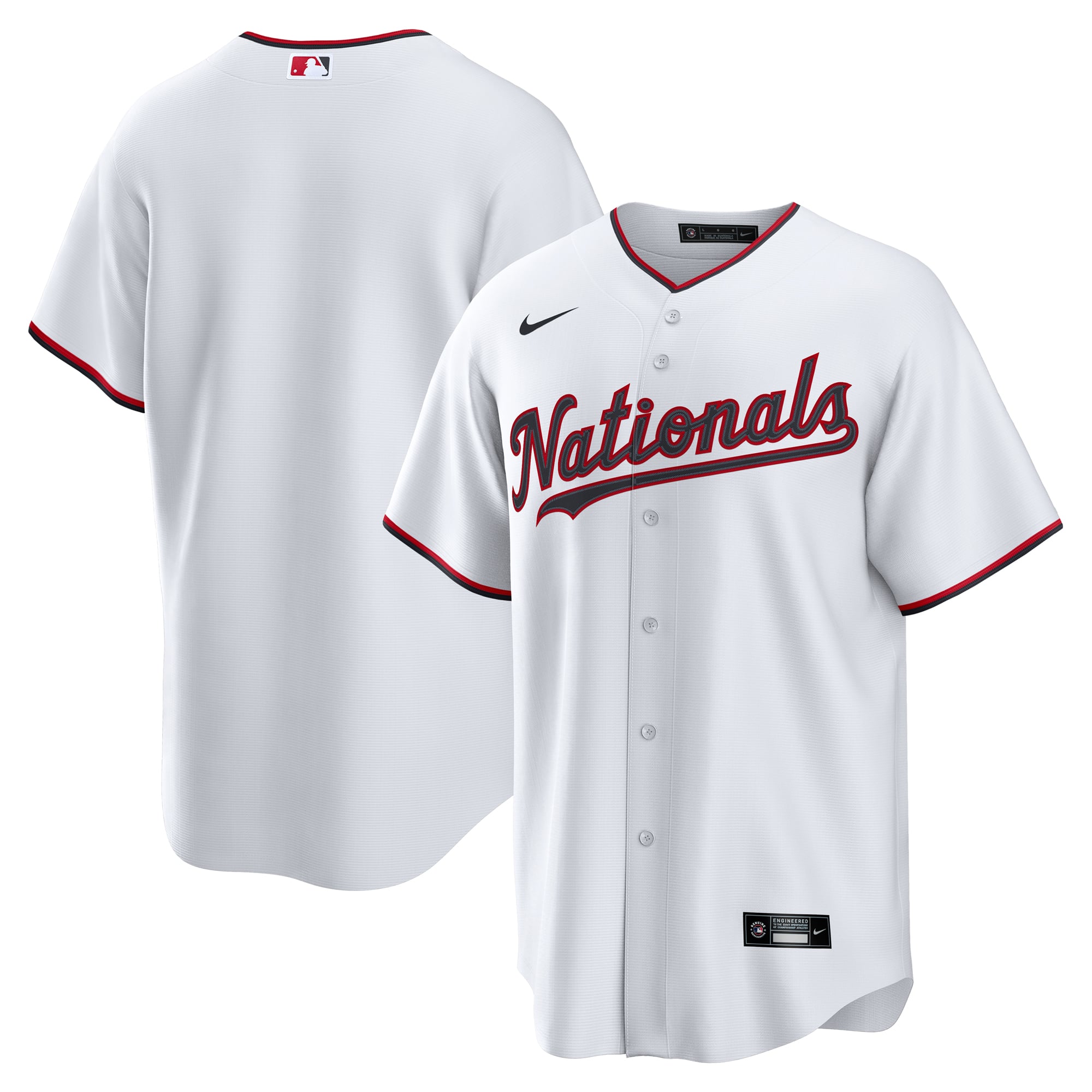 Washington Nationals Youth Home Jersey - White
