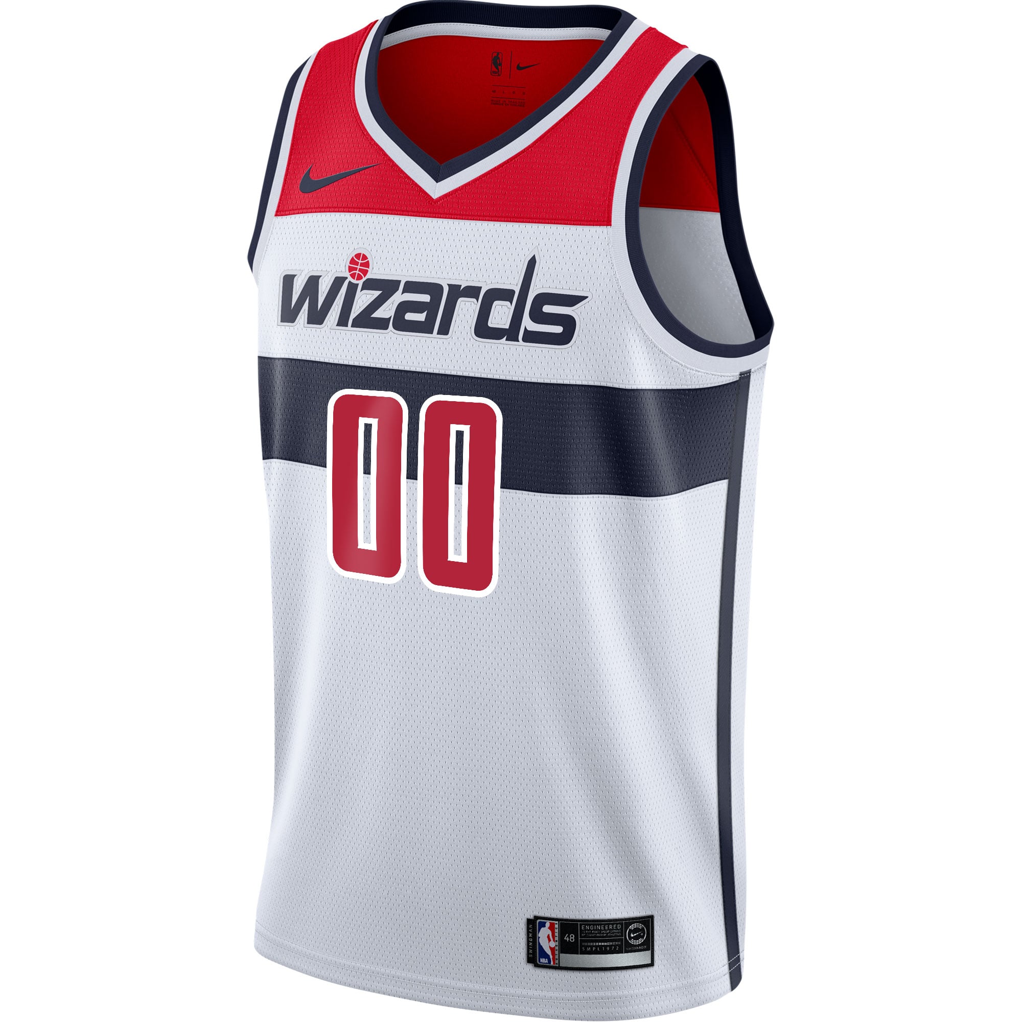 Washington Wizards 2020/21 Swingman Custom Jersey - Association Edition - White - Image 3